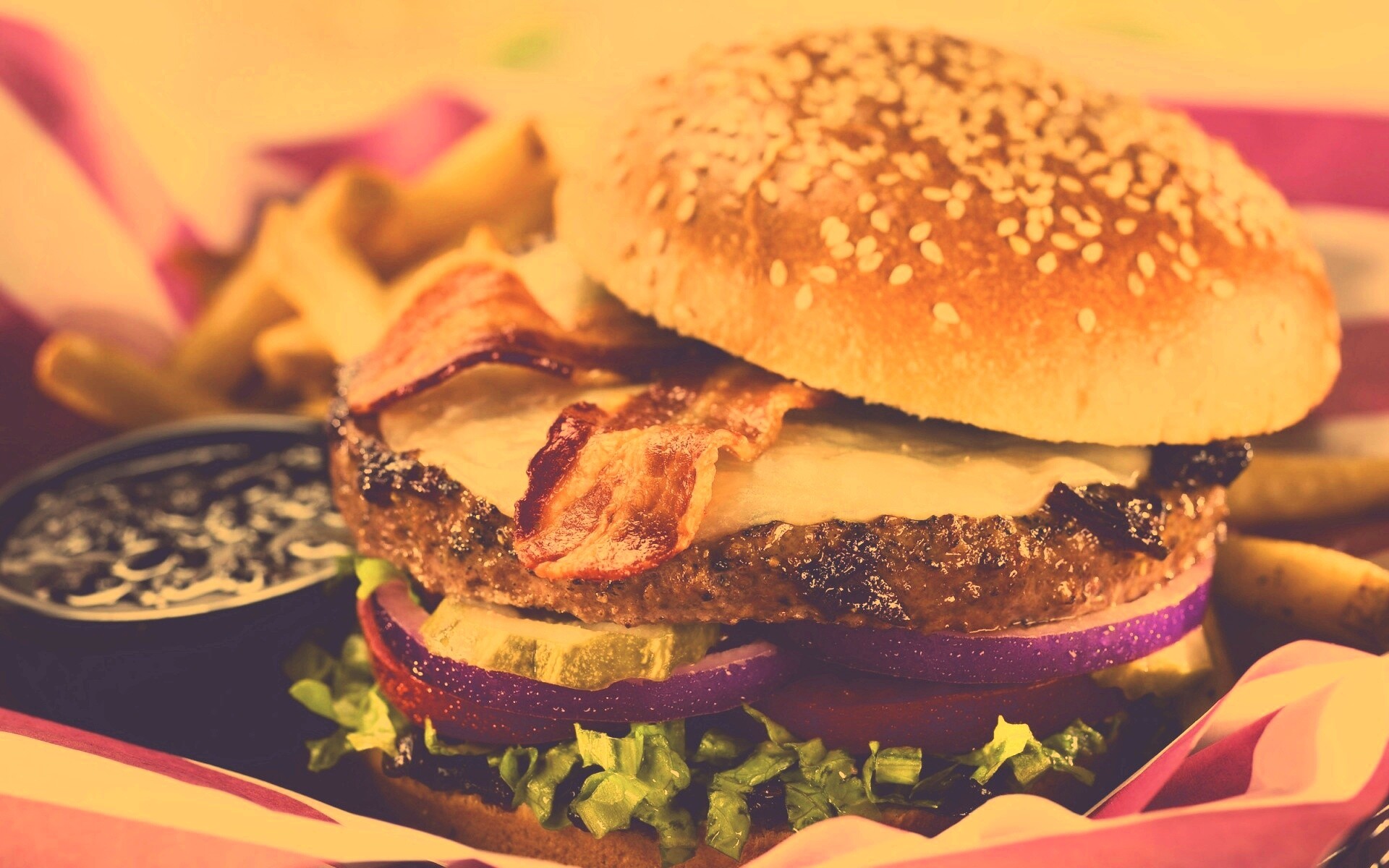 Вкусный сэндвич обои