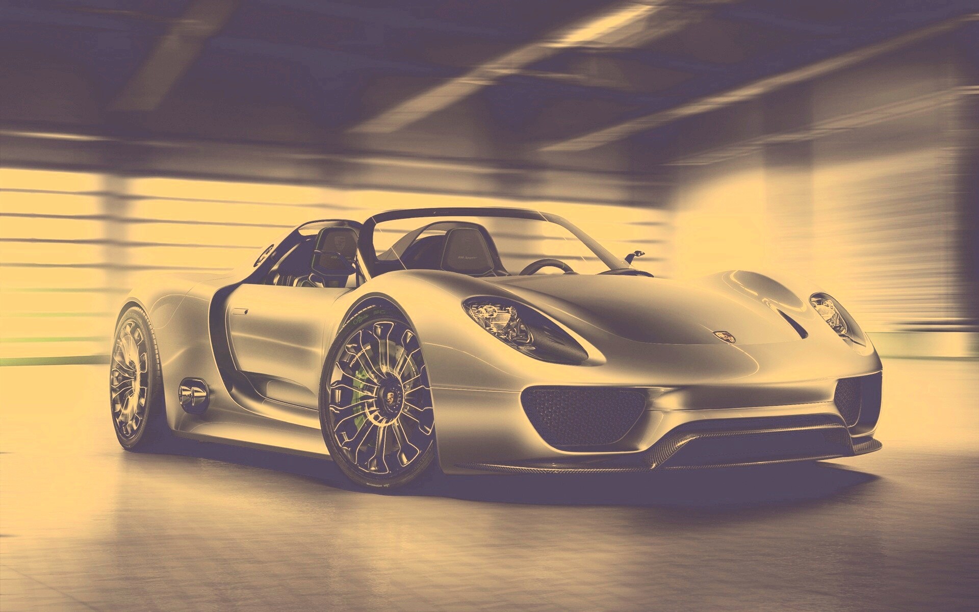 Porache 918 Spider обои