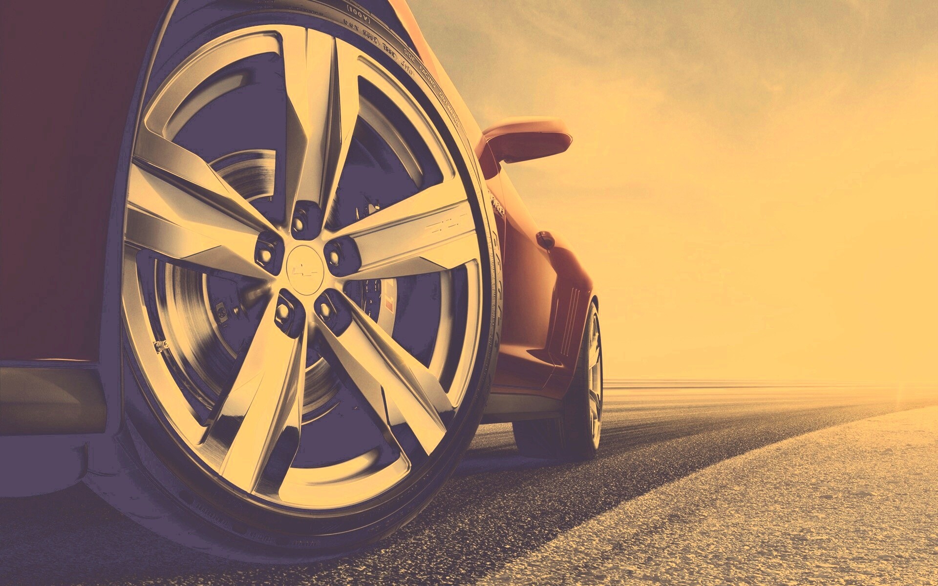 Колесо Шевроле Камаро обои