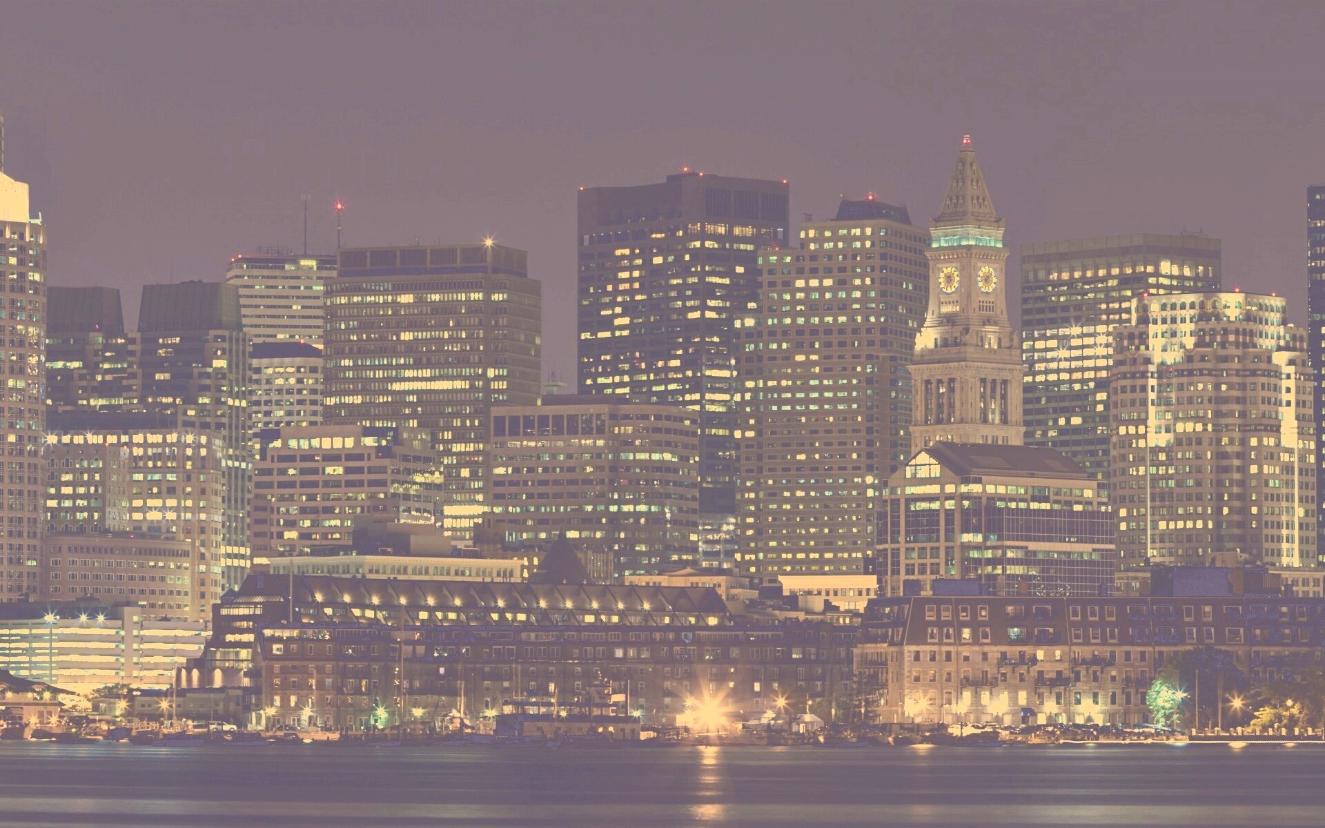 Панорама города обои