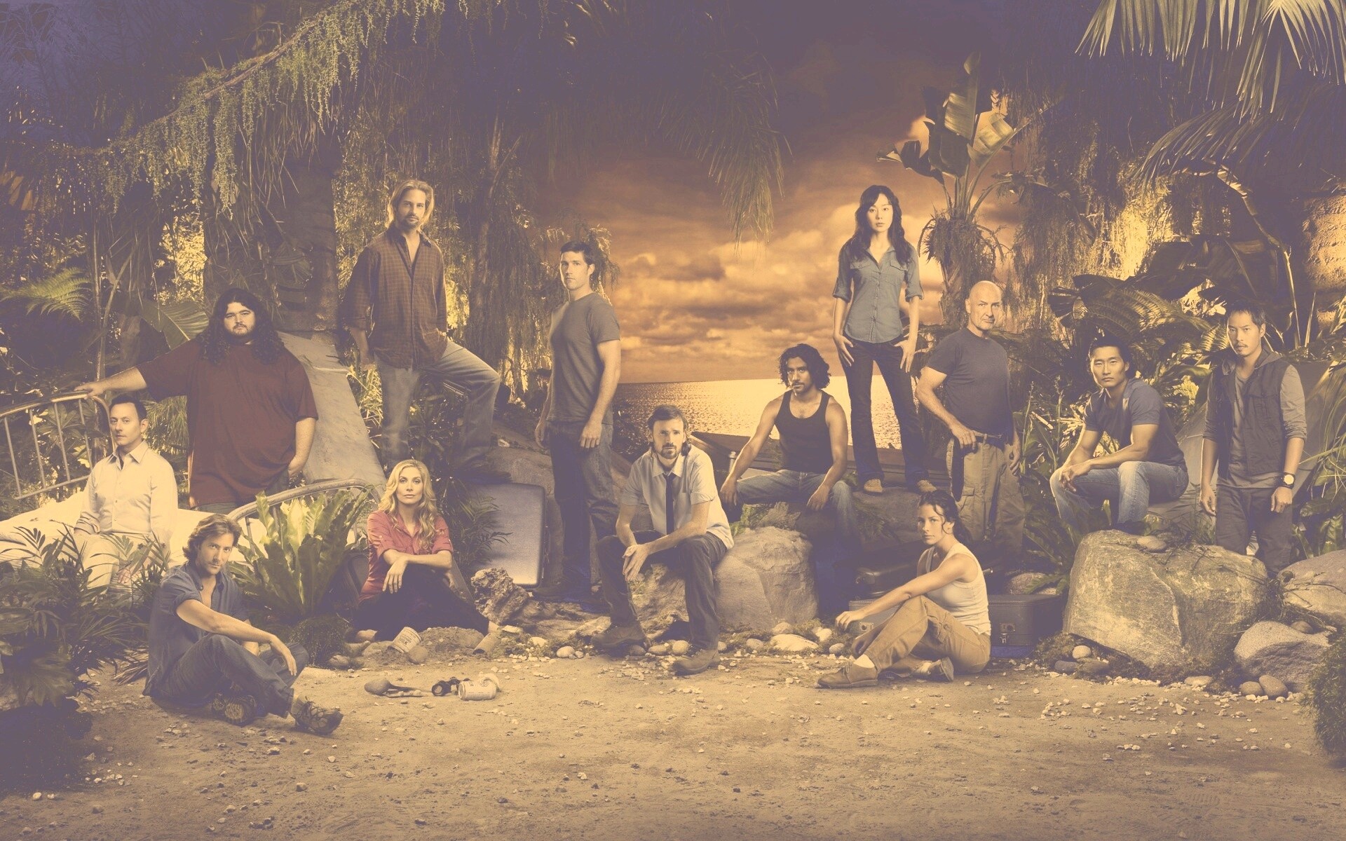 Герои сериала LOST обои