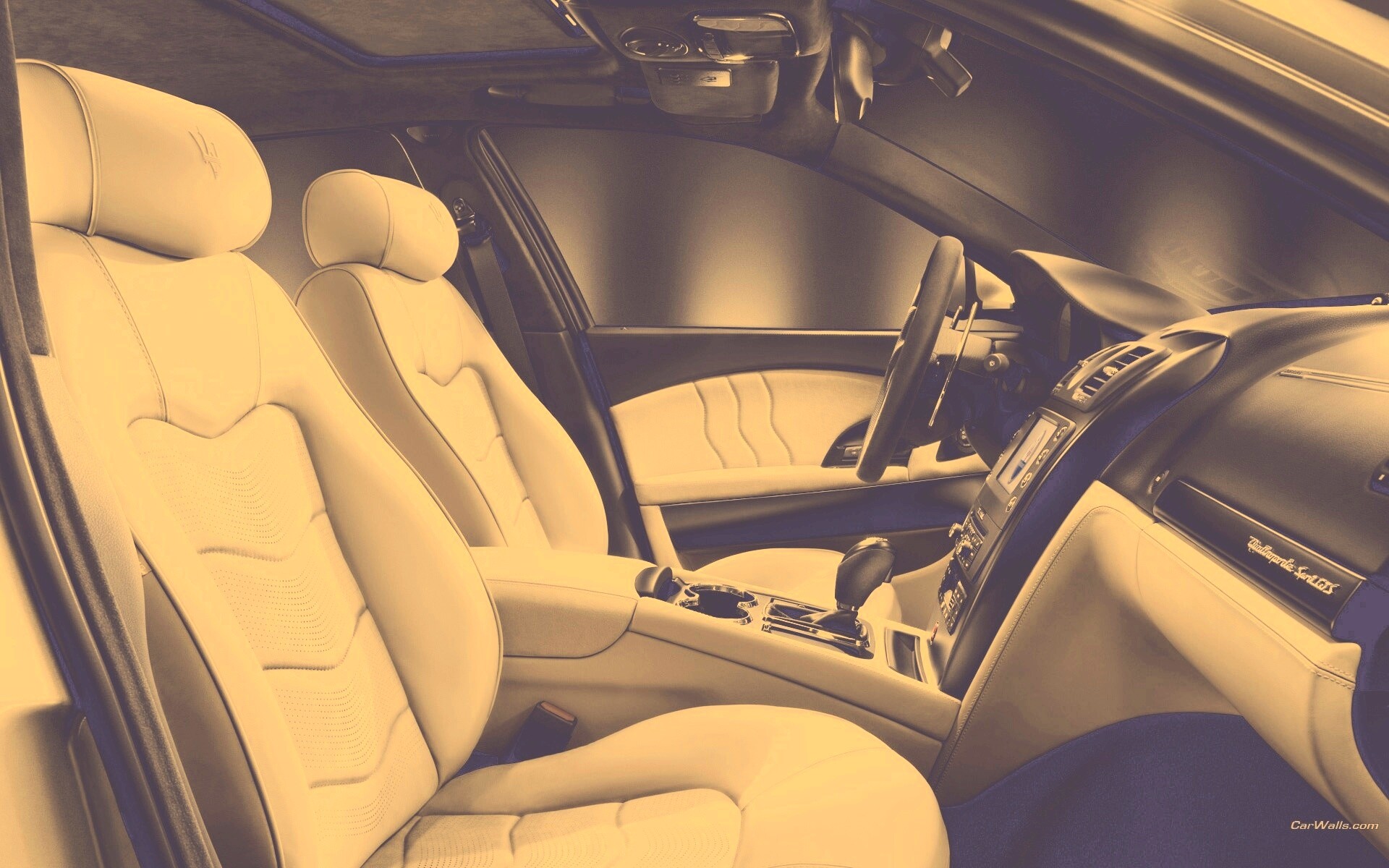 Салон Мазерати Quattroporte обои