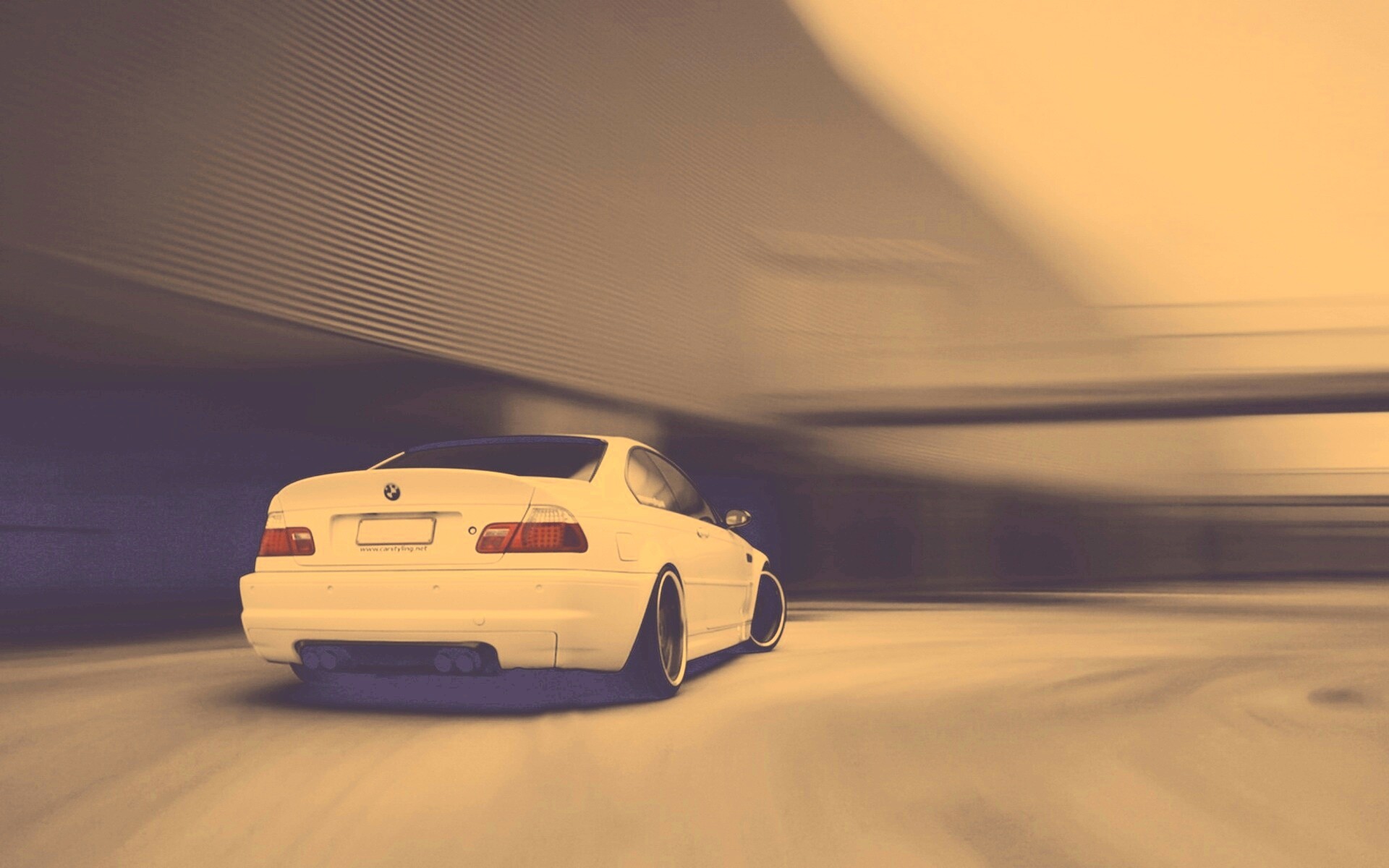 Белый БМВ обои