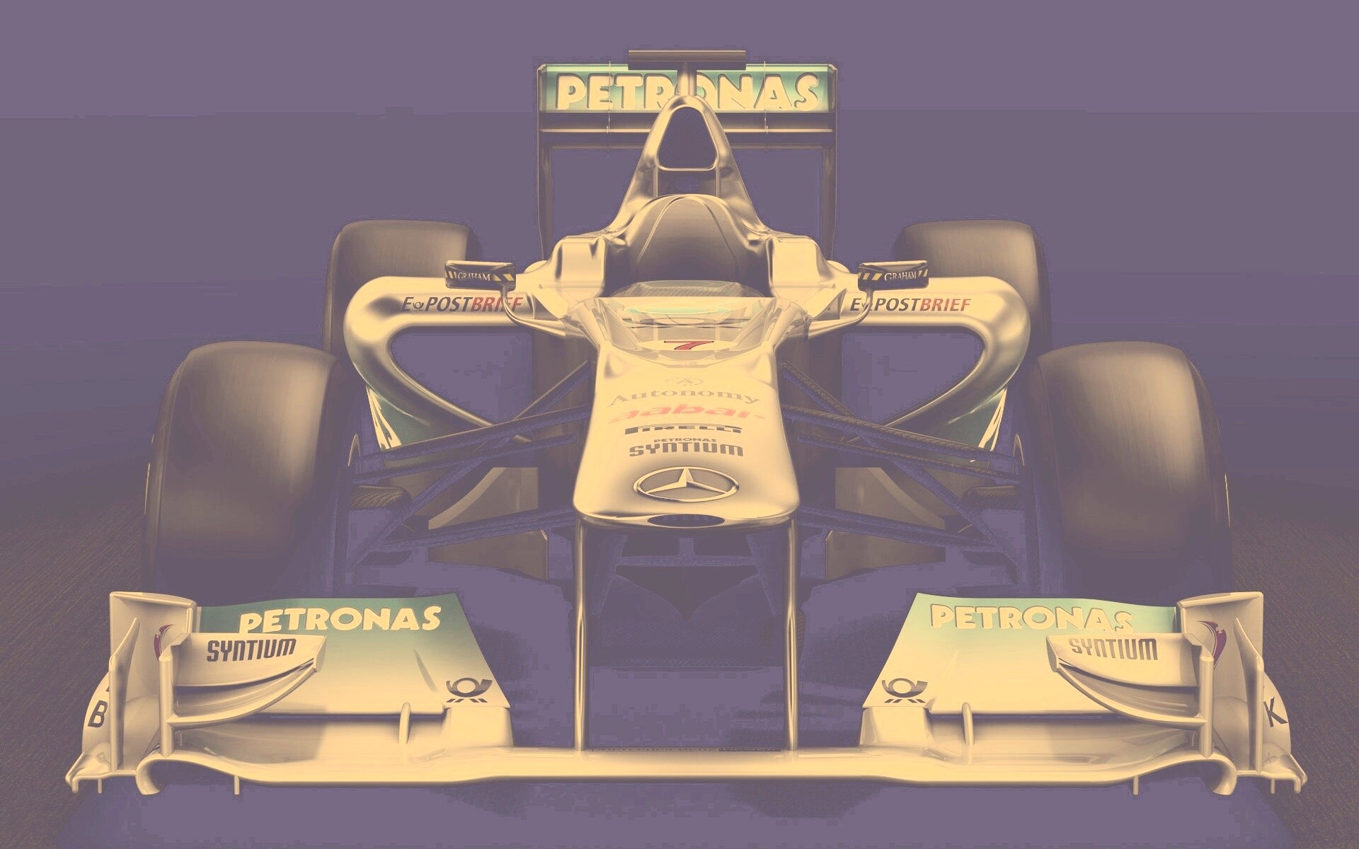 Болид Мерседес обои