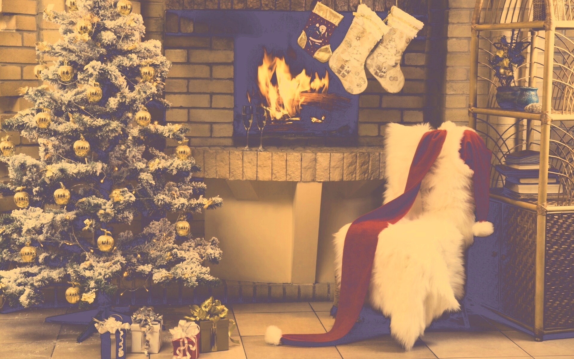 Рождественская атмосфера обои