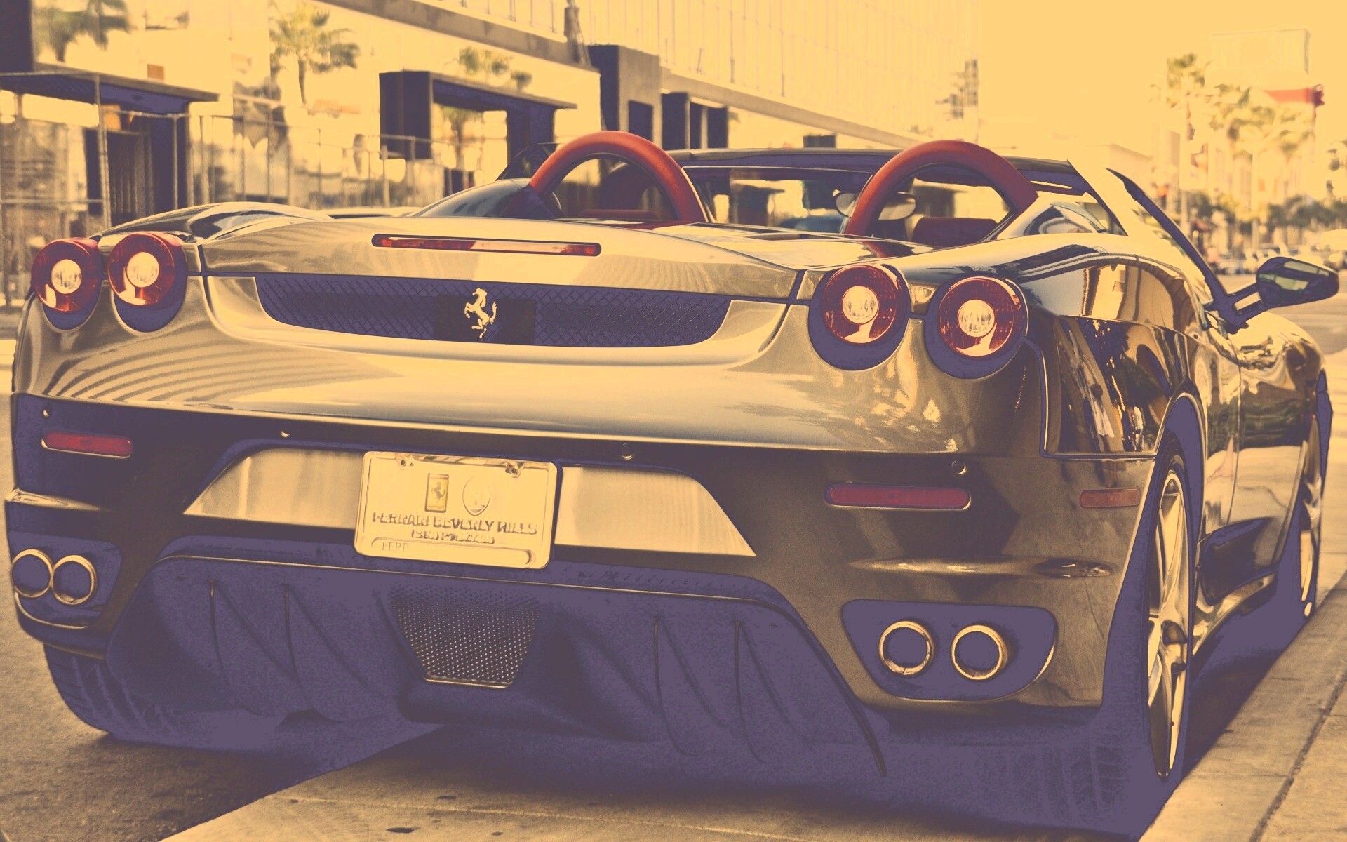 Феррари из Беверли Хиллс обои