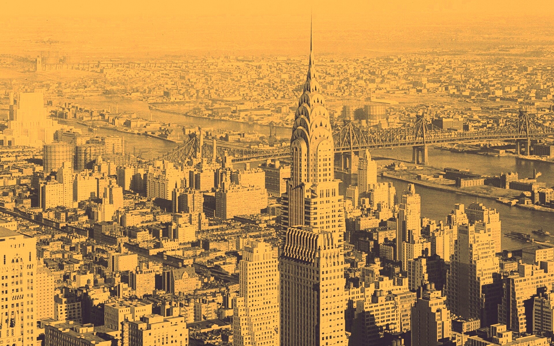 Панорама Нью-Йорка обои
