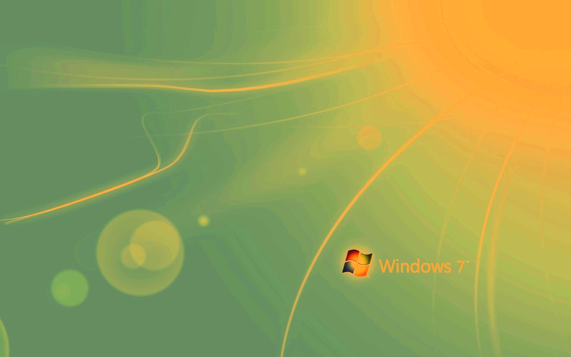 Голубые обои Windows 7 обои