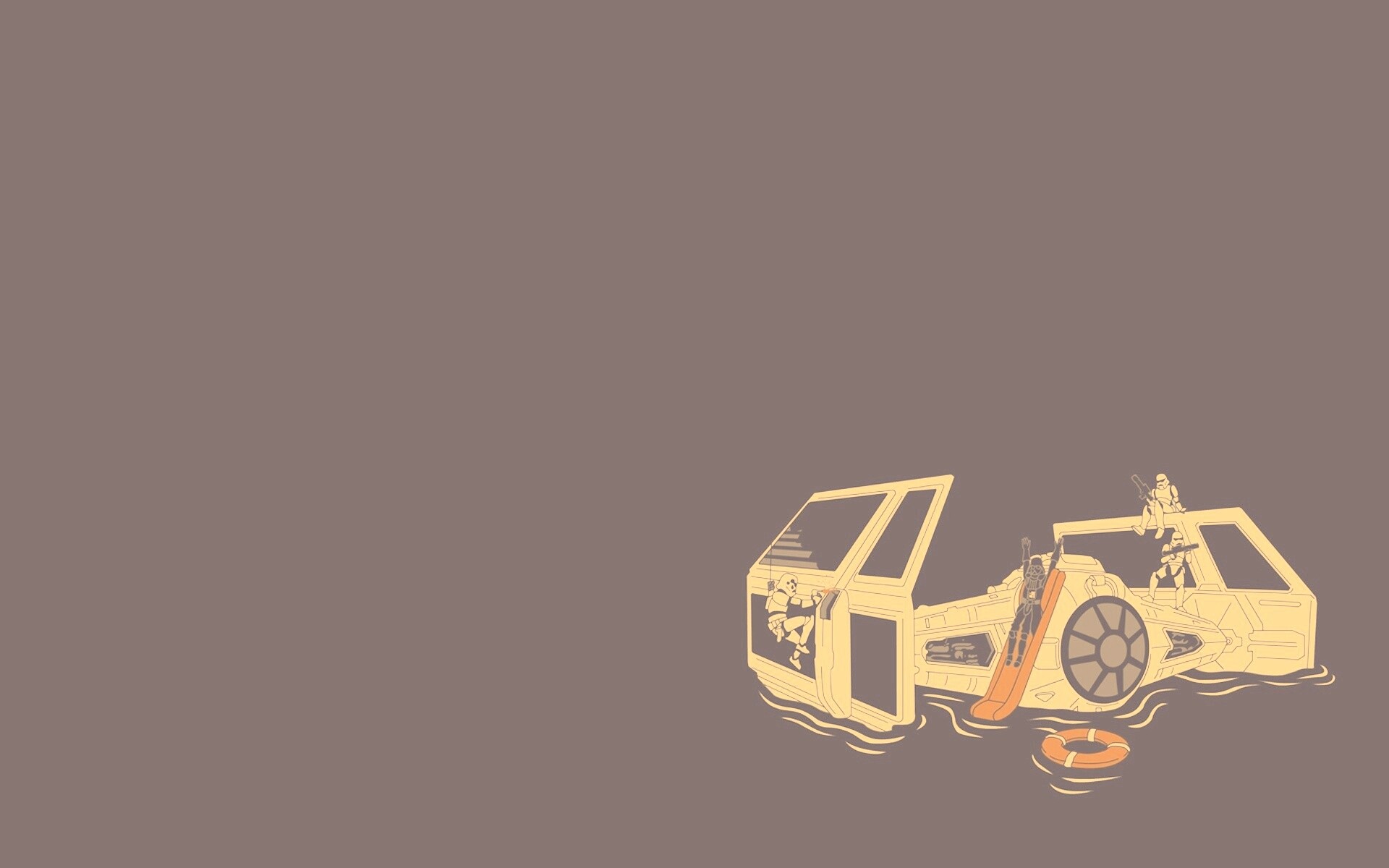 Истребитель империи в экстренной ситуации обои