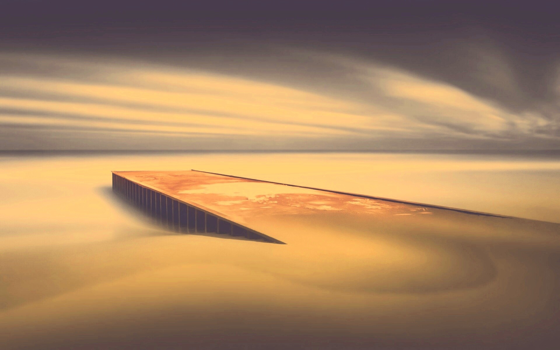 Пирс на пляже обои