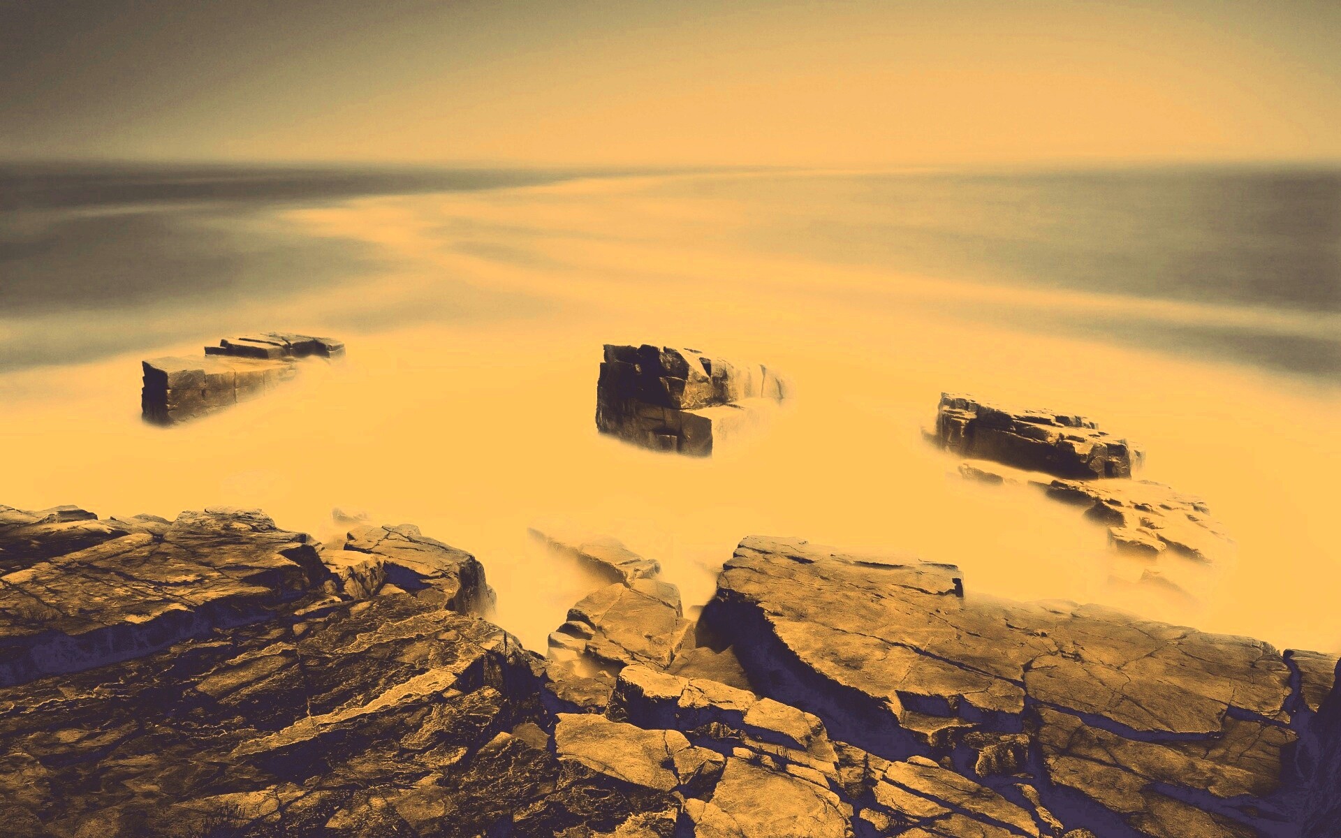 Скалы у моря обои