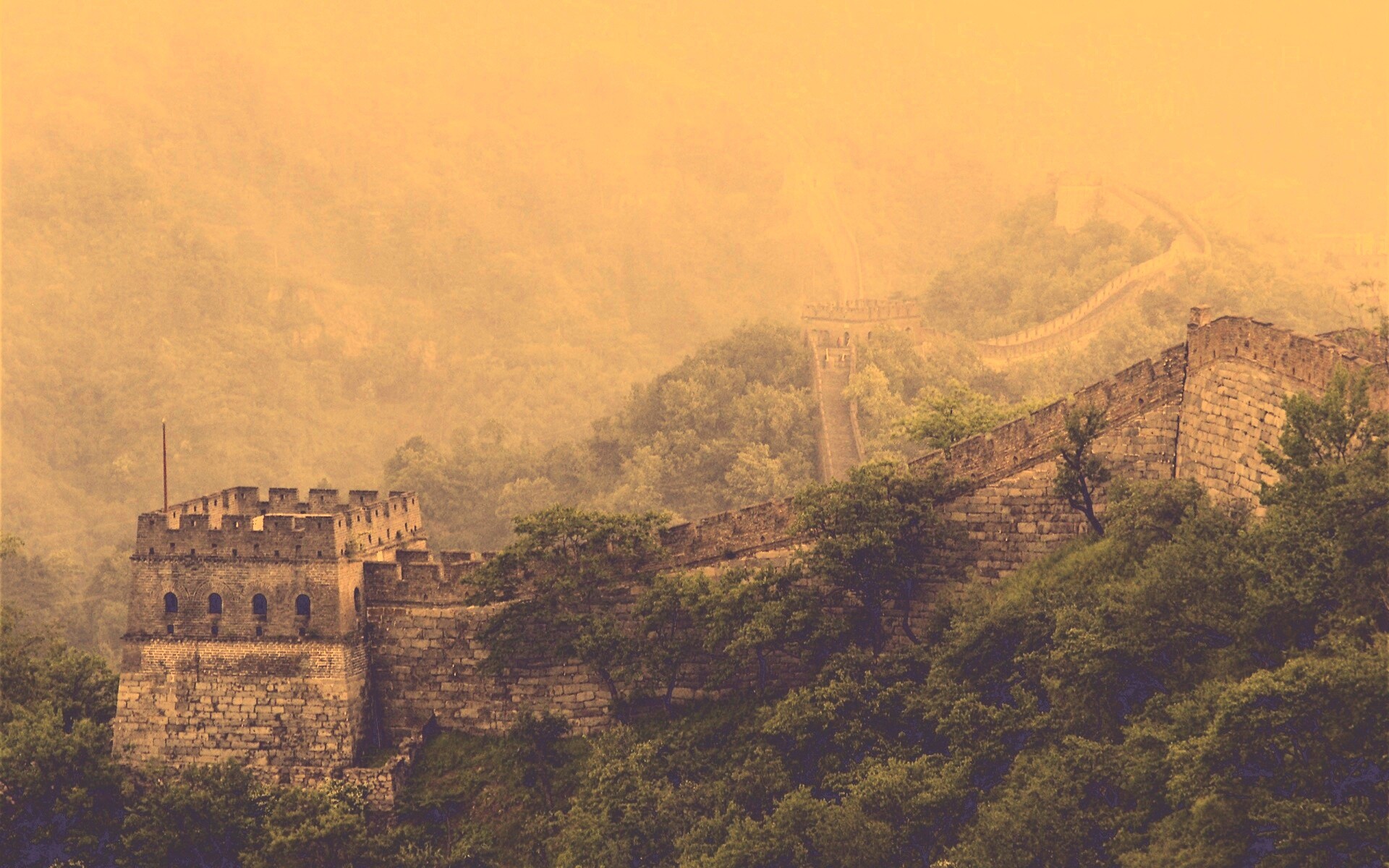 Великая китайская стена обои