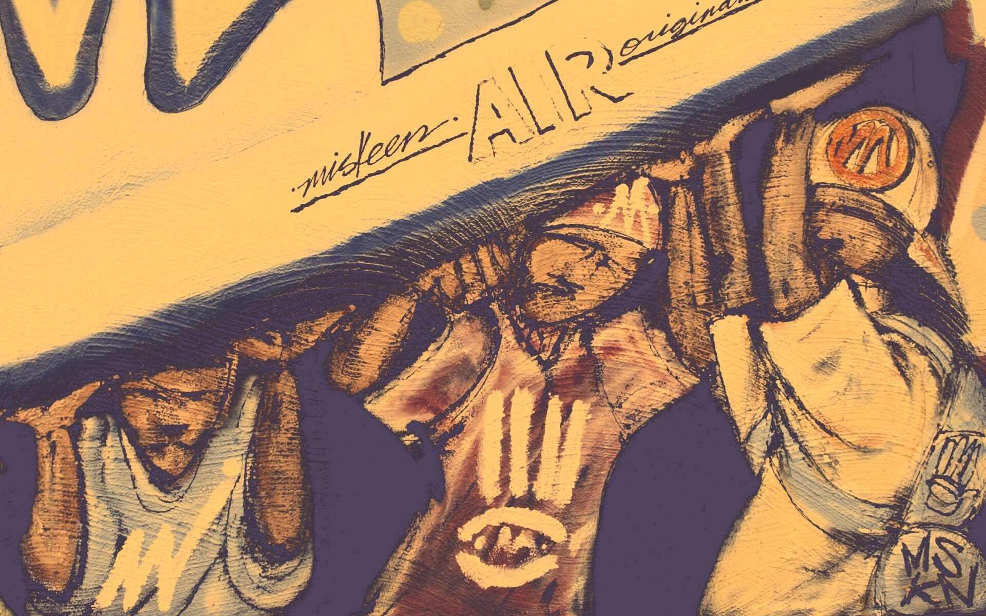 Граффити обои