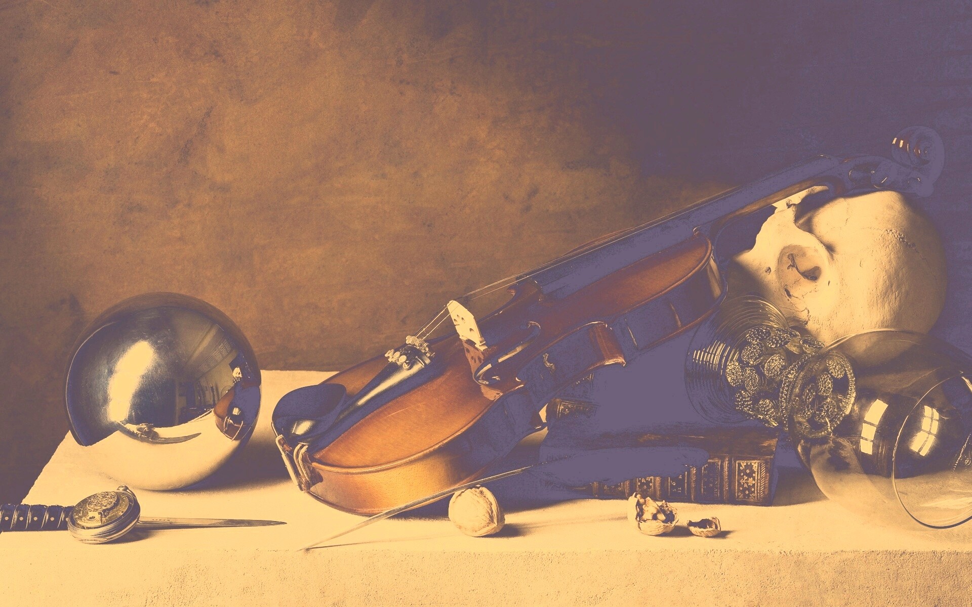 Композиция со скрипкой обои