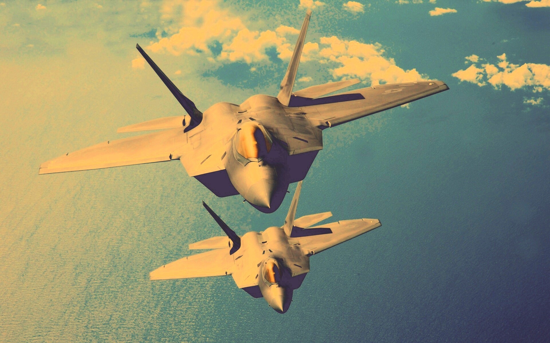 Истребители в небе обои