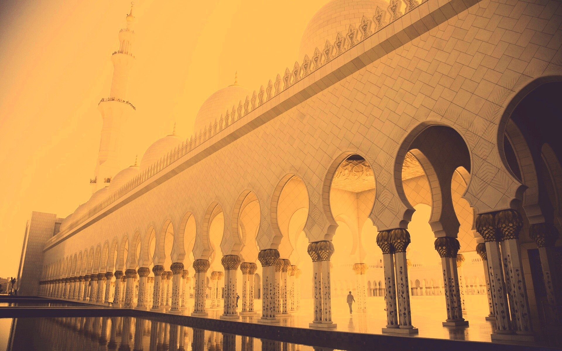 Мечеть шейха в Абу-Даби обои