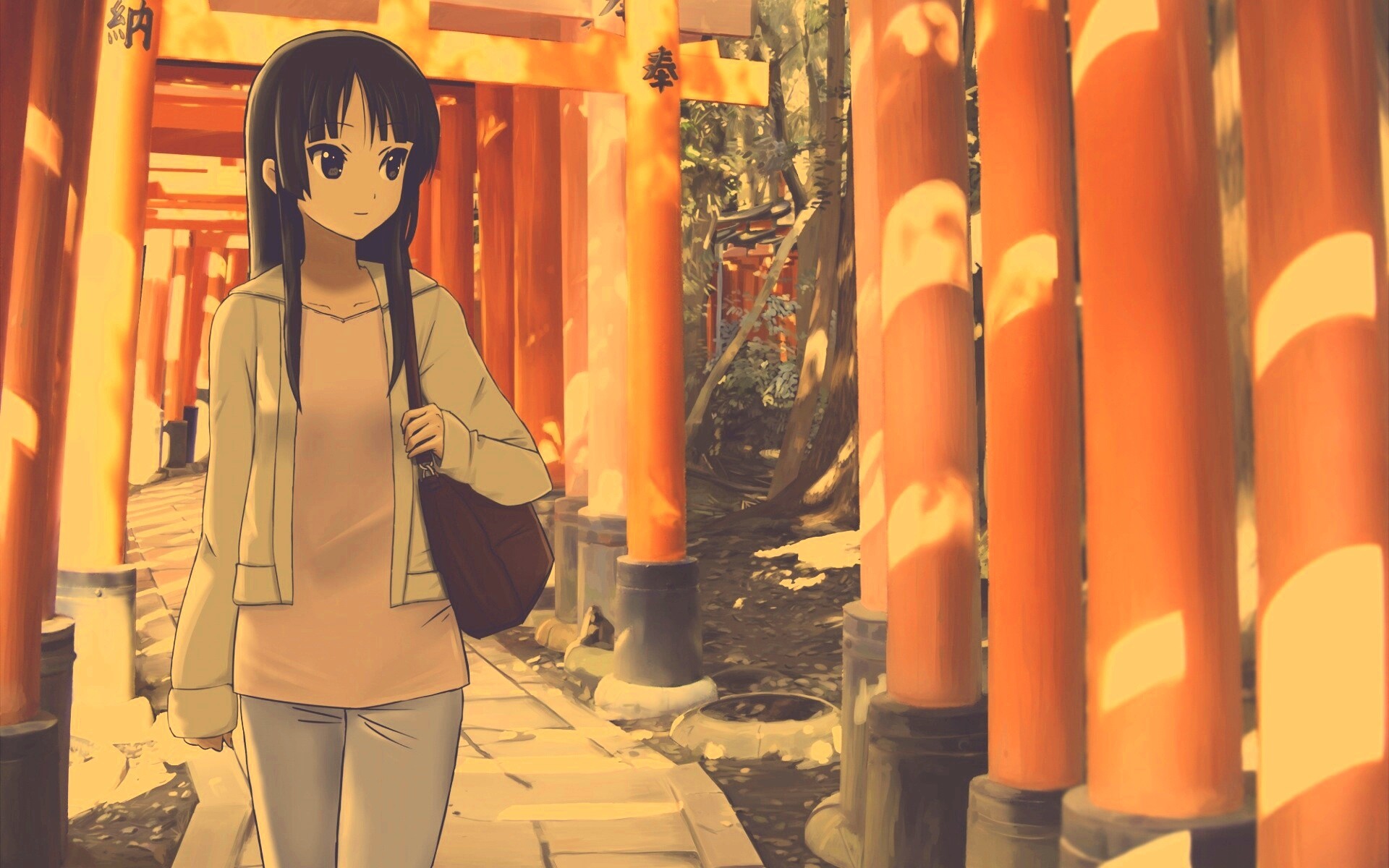 Акияма Мио обои