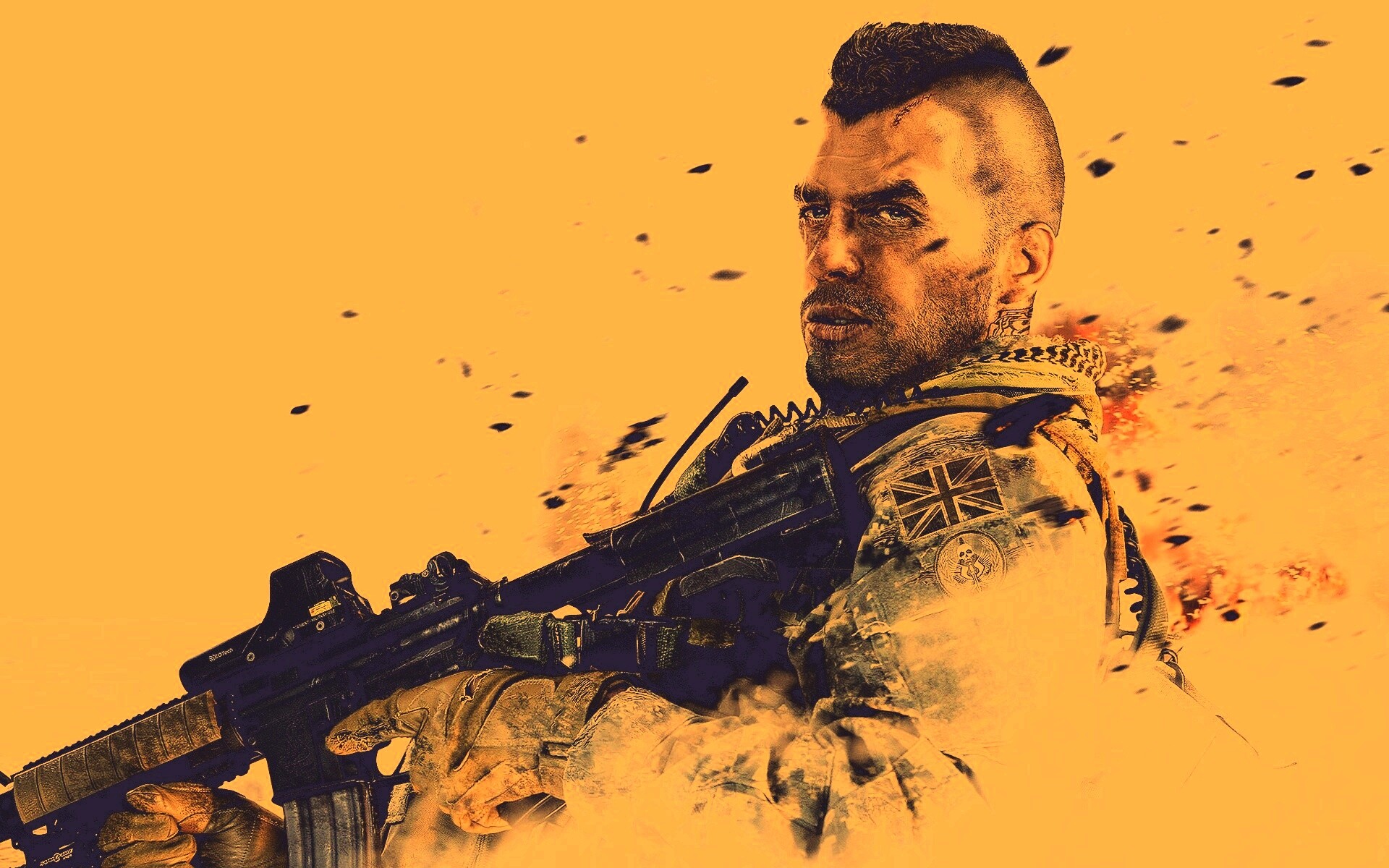 Солдат из COD Modern Warfare обои