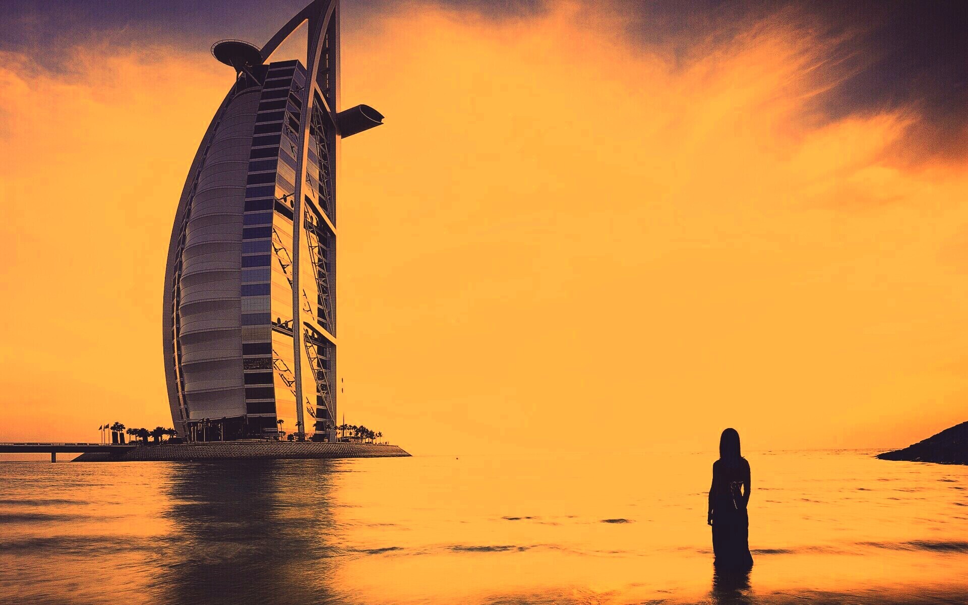 Бурдж Аль Араб в Дубае обои