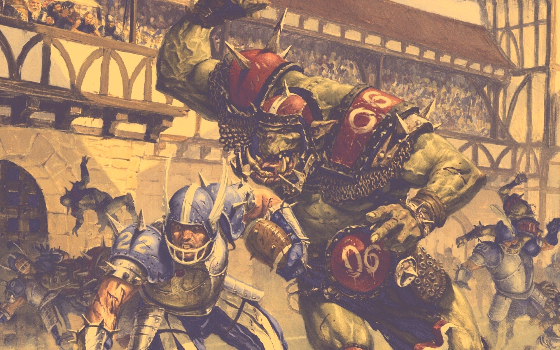 Игра людей и орков обои