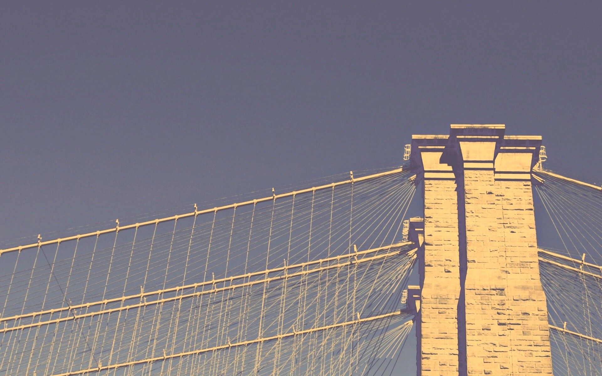 Одна из арок Бруклинского Моста обои