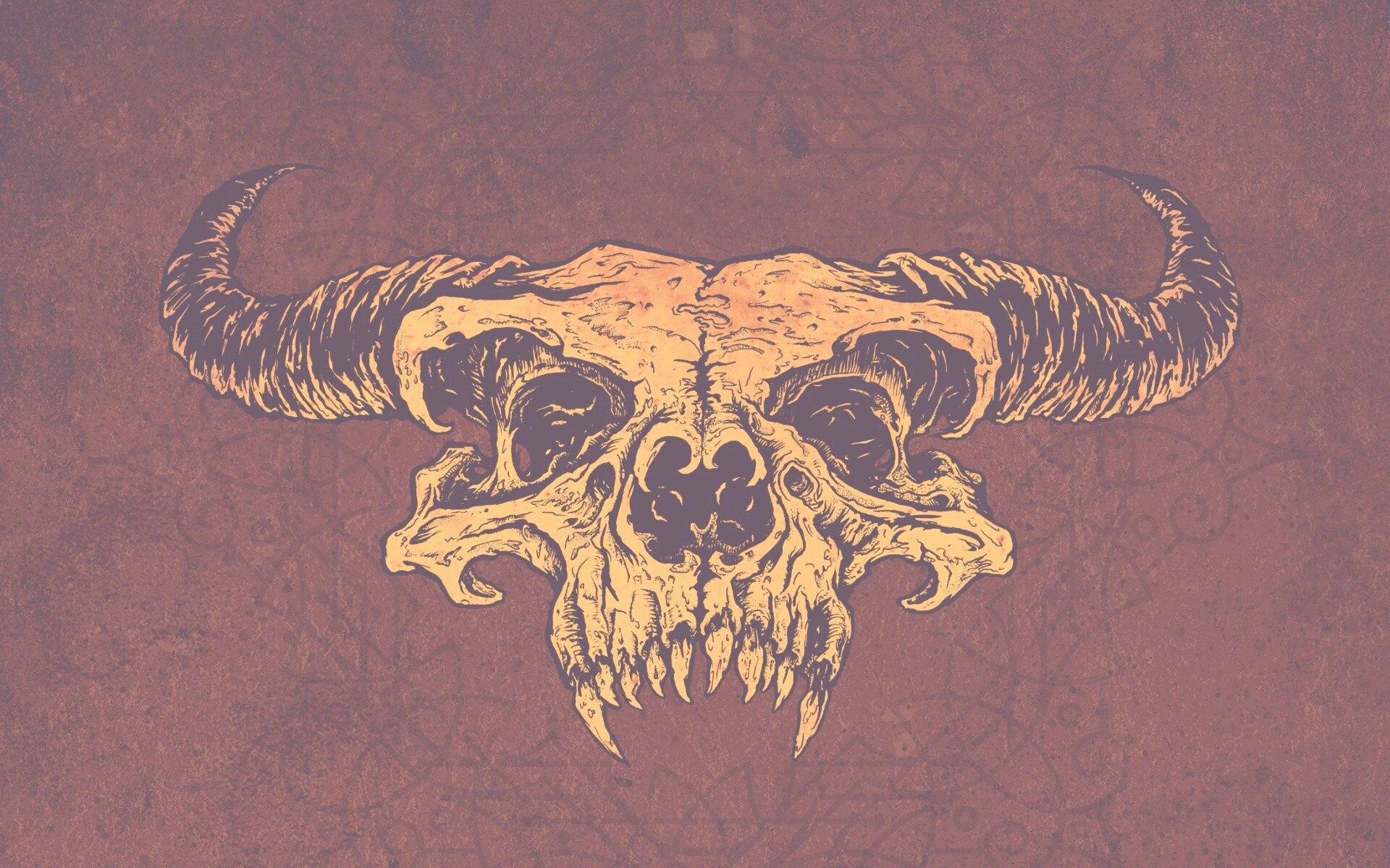 Череп дьявола обои