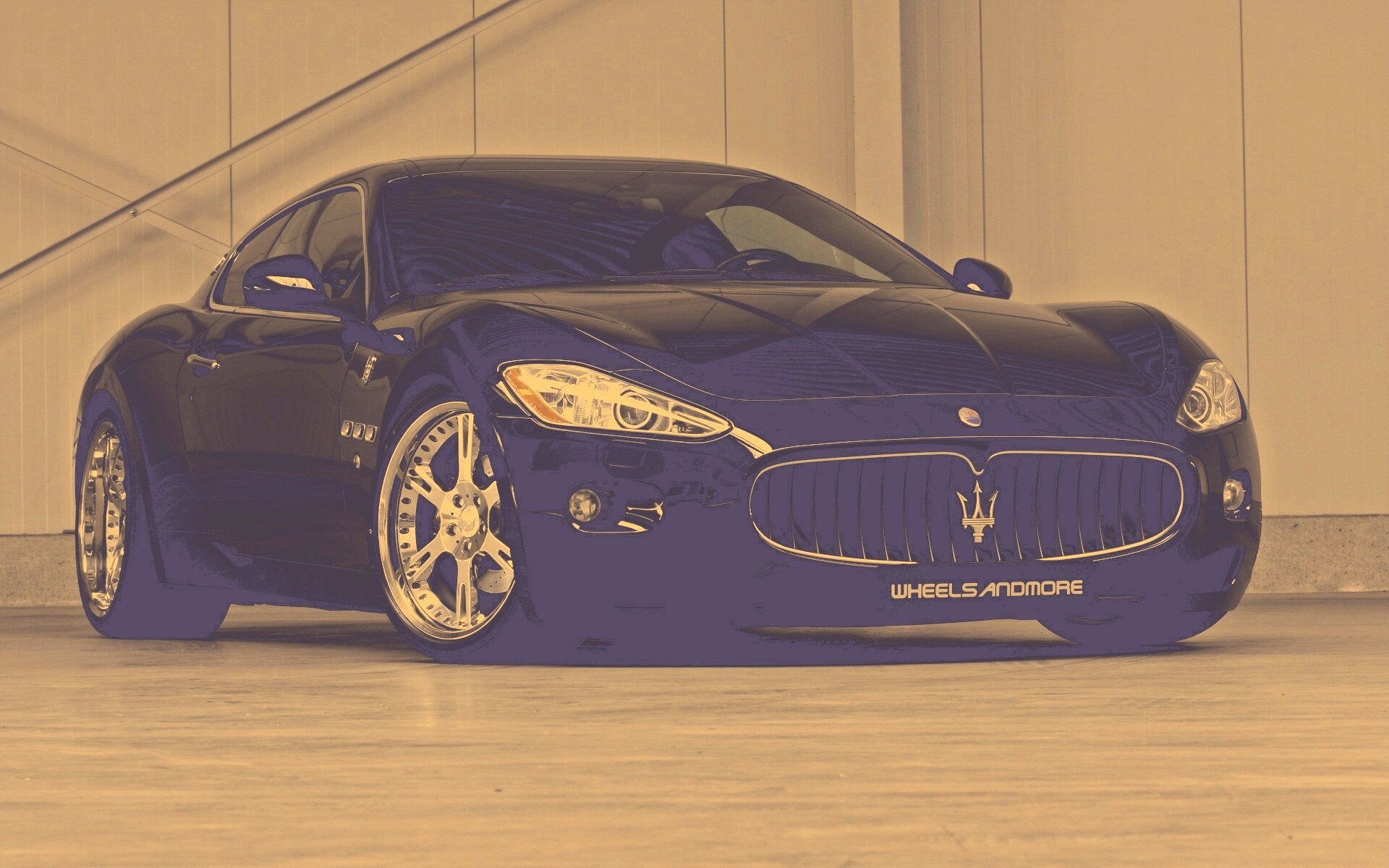 Черная мазерати Gran Turismo обои