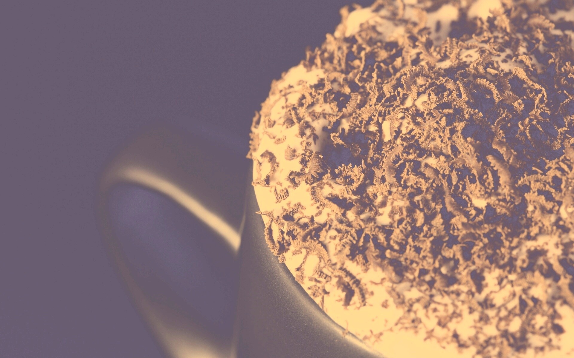 Кофе со сливками и шоколадом обои