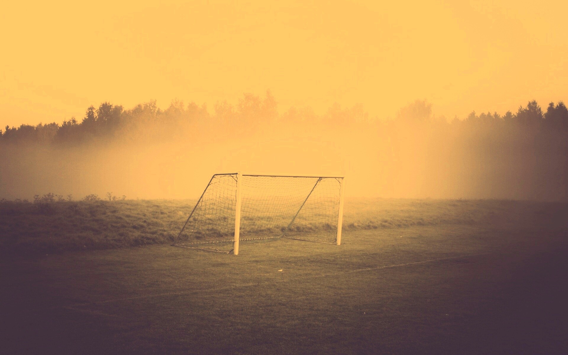 Футбольные ворота обои