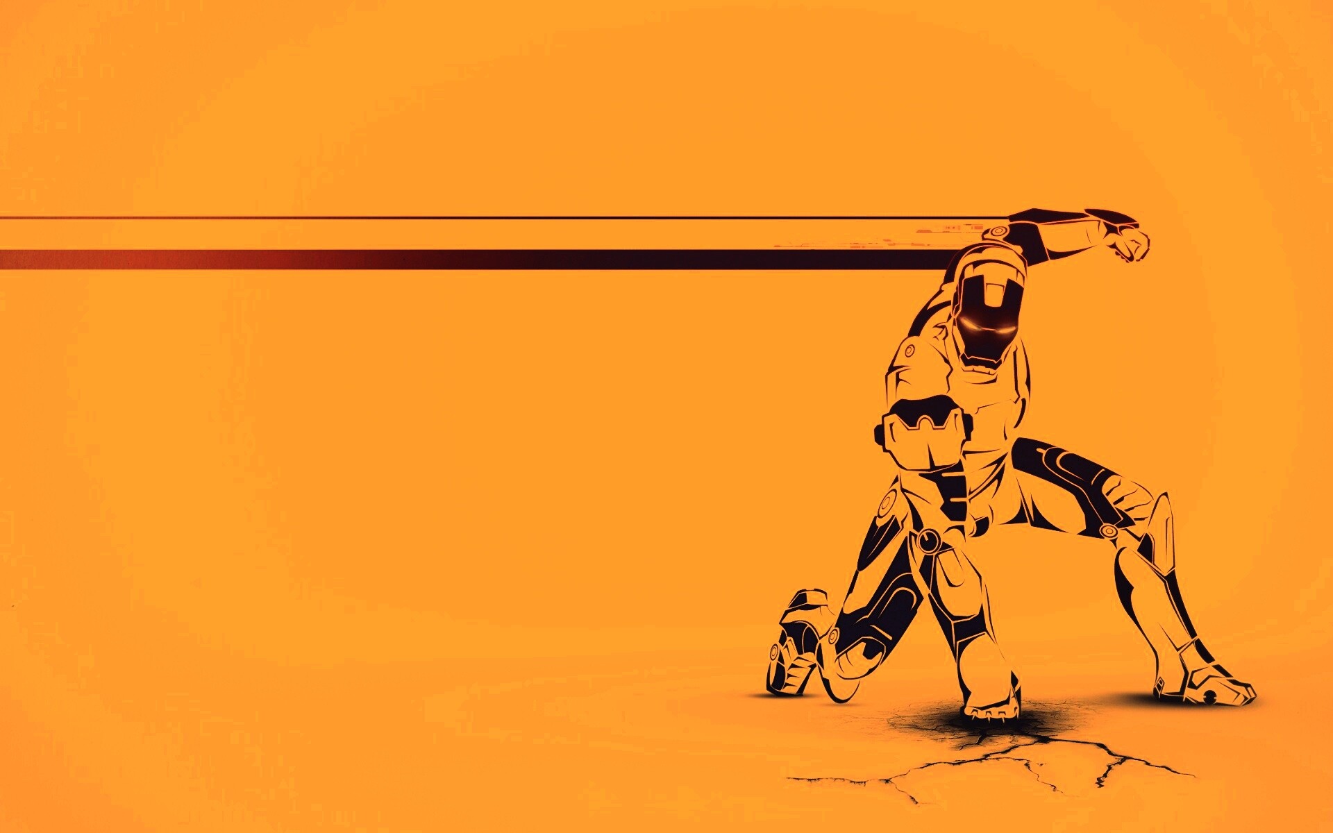 Векторный Железный Человек обои