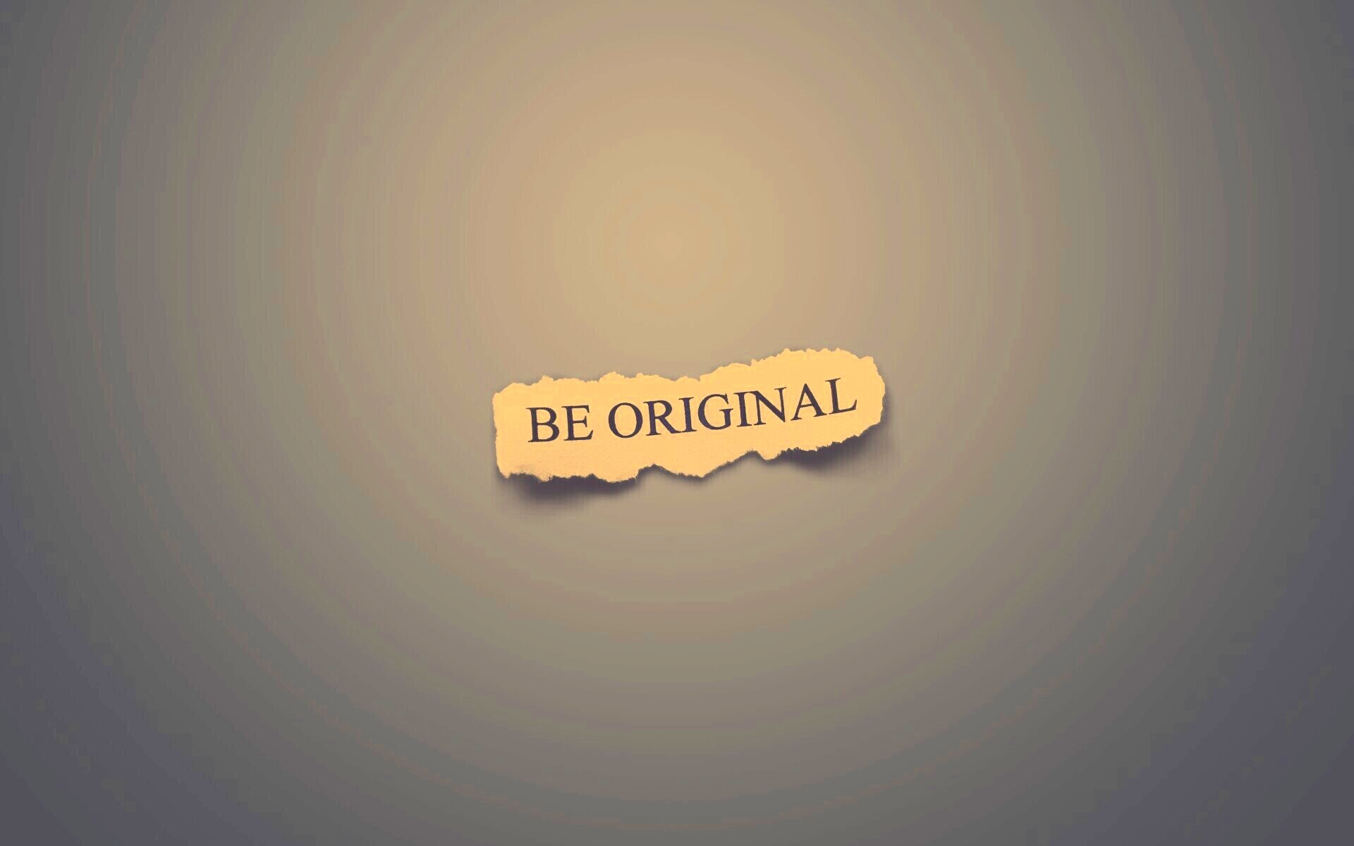 Будь оригинален обои