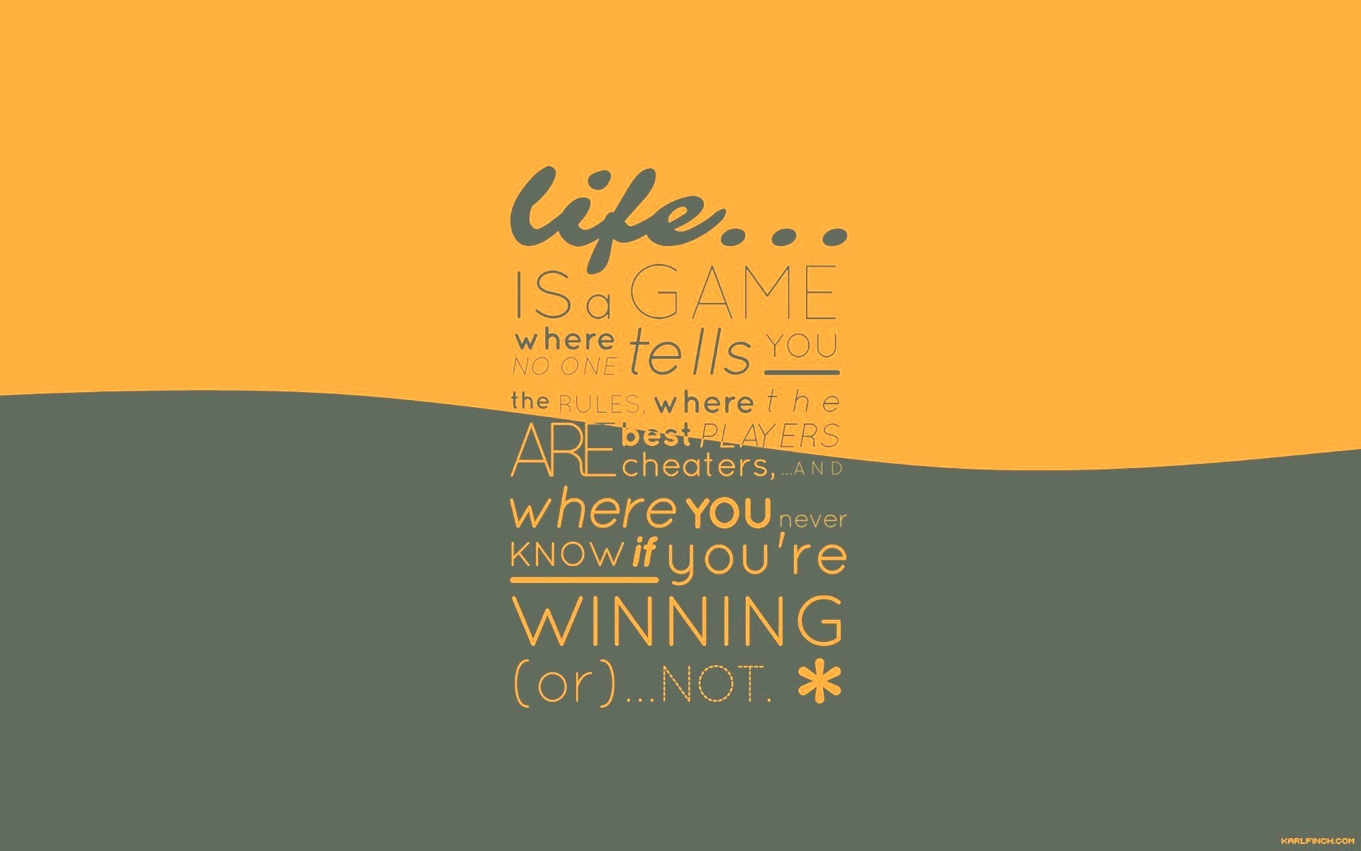 Жизнь - игра обои