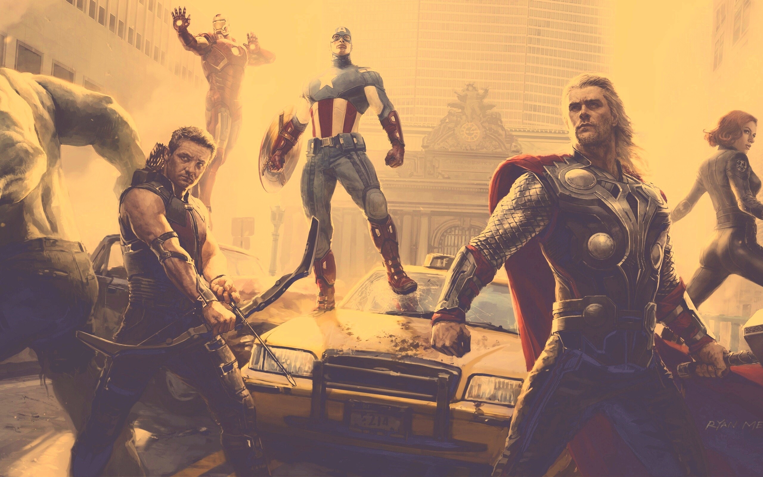 Арт к фильму Мстители обои