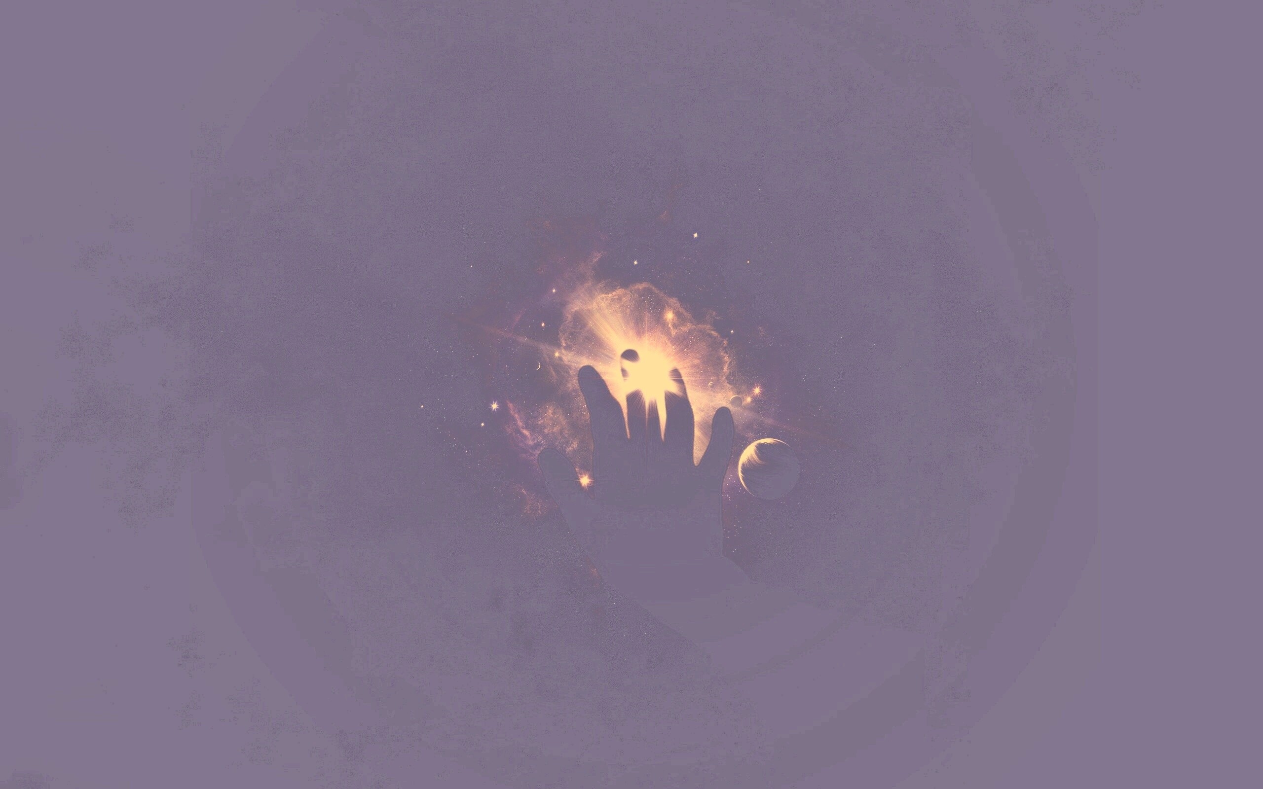 Прикосновение к вселенной обои