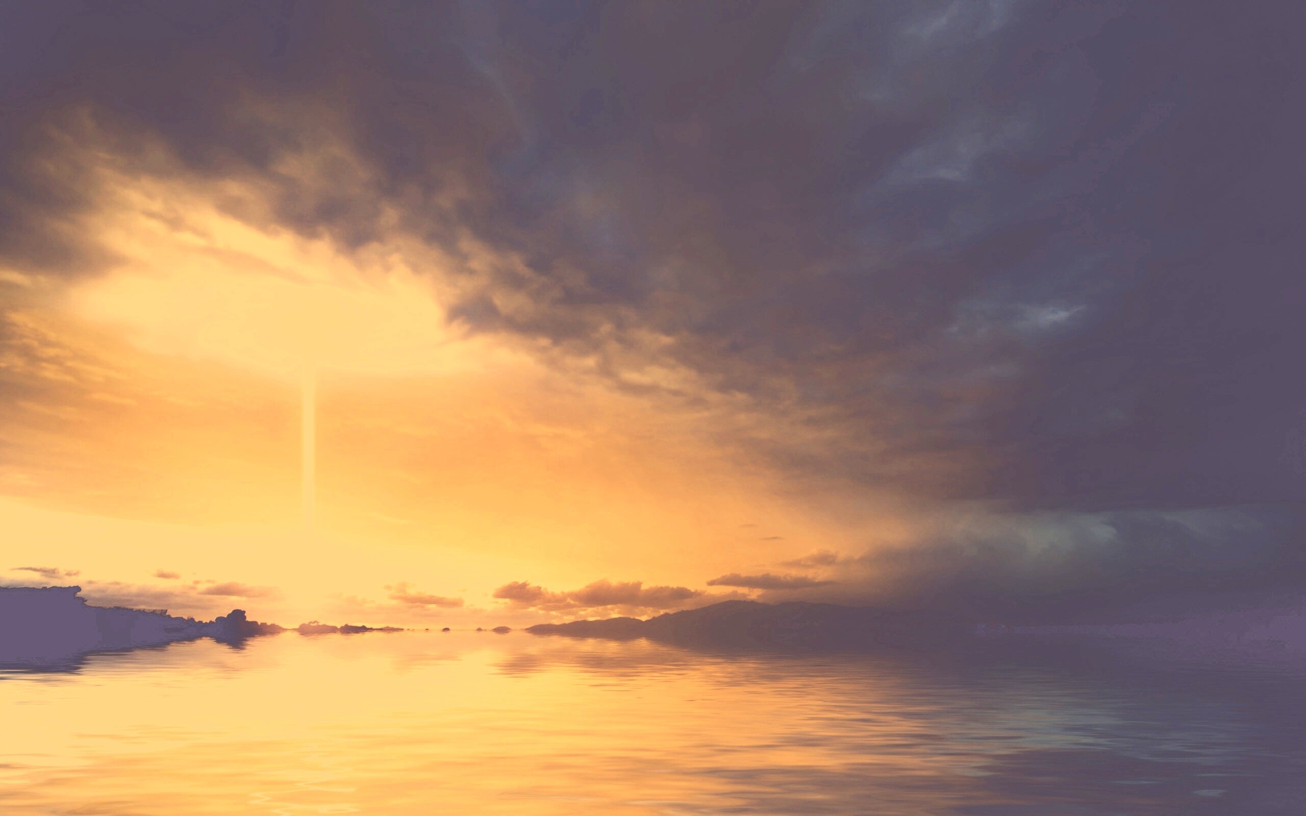 Луч с неба обои