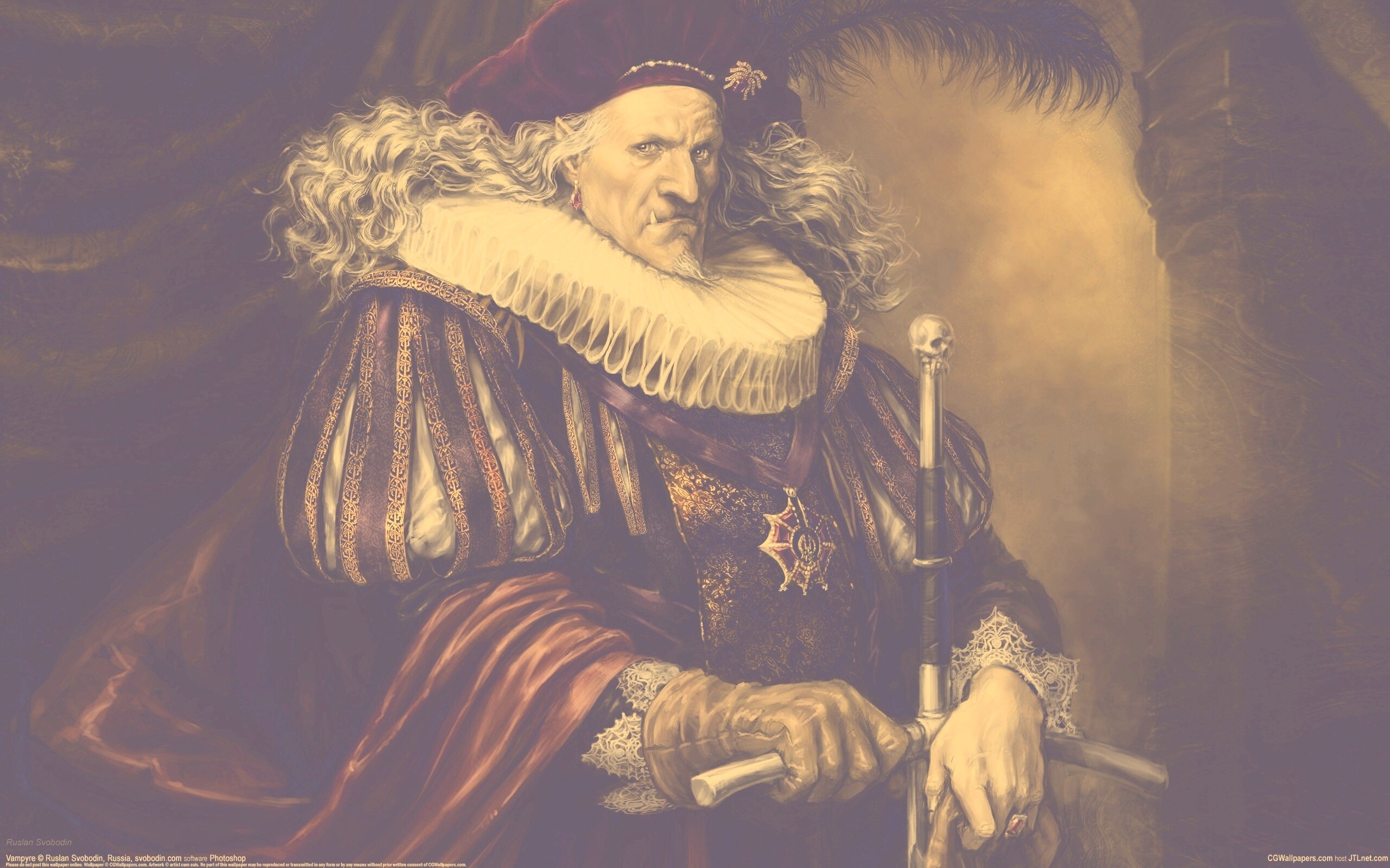 Портрет вампира обои