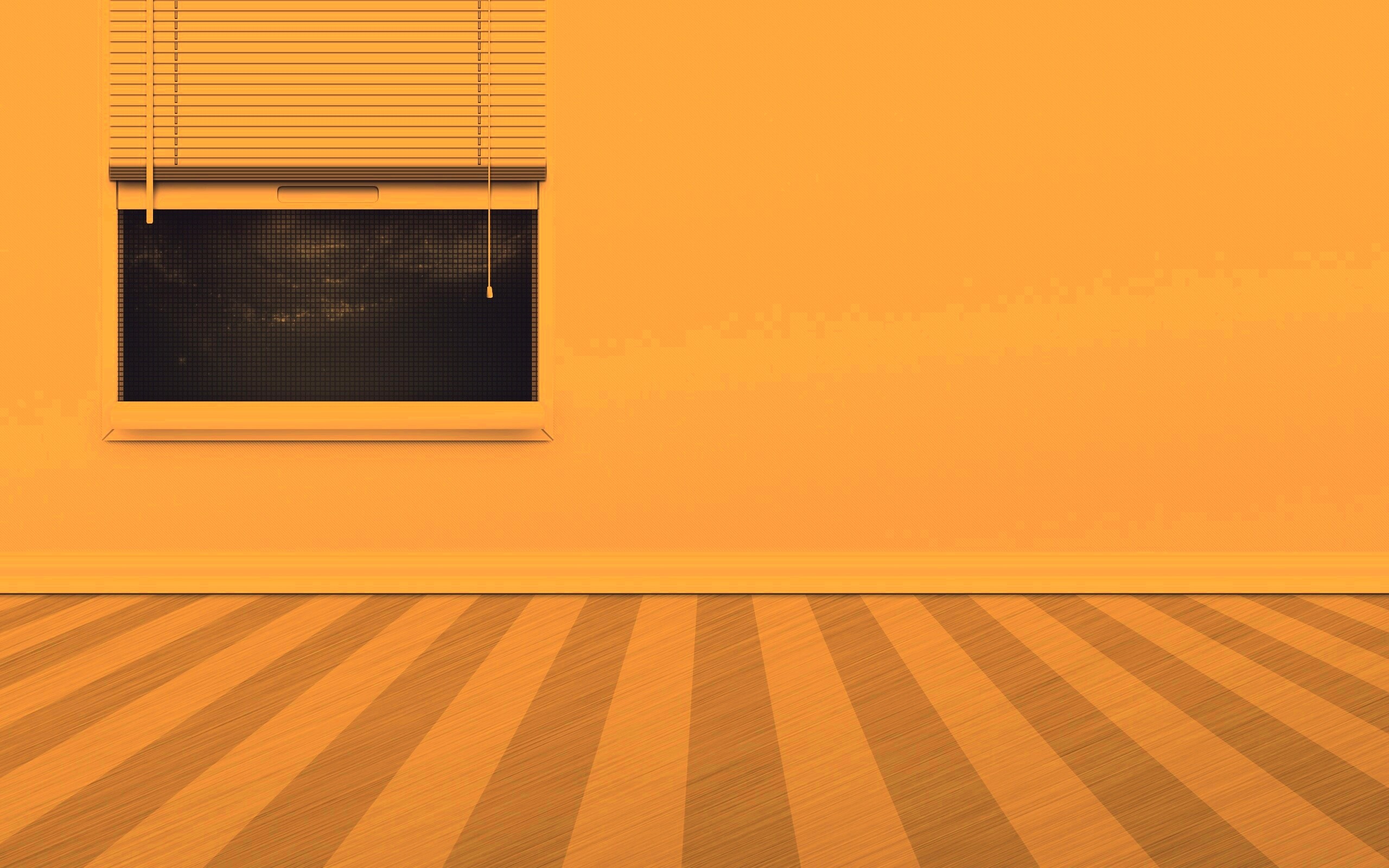 Полосатый пол и стечатое окно обои