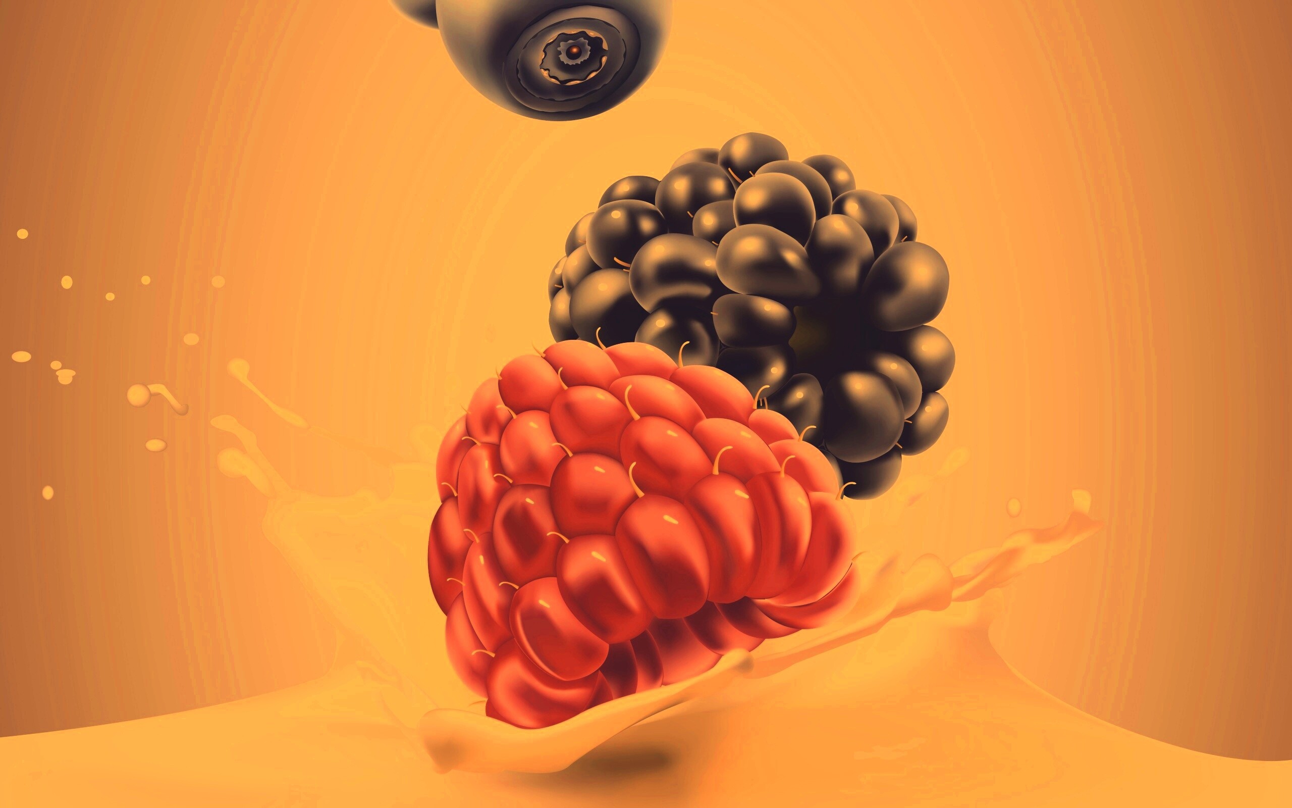 Векторные ягоды обои