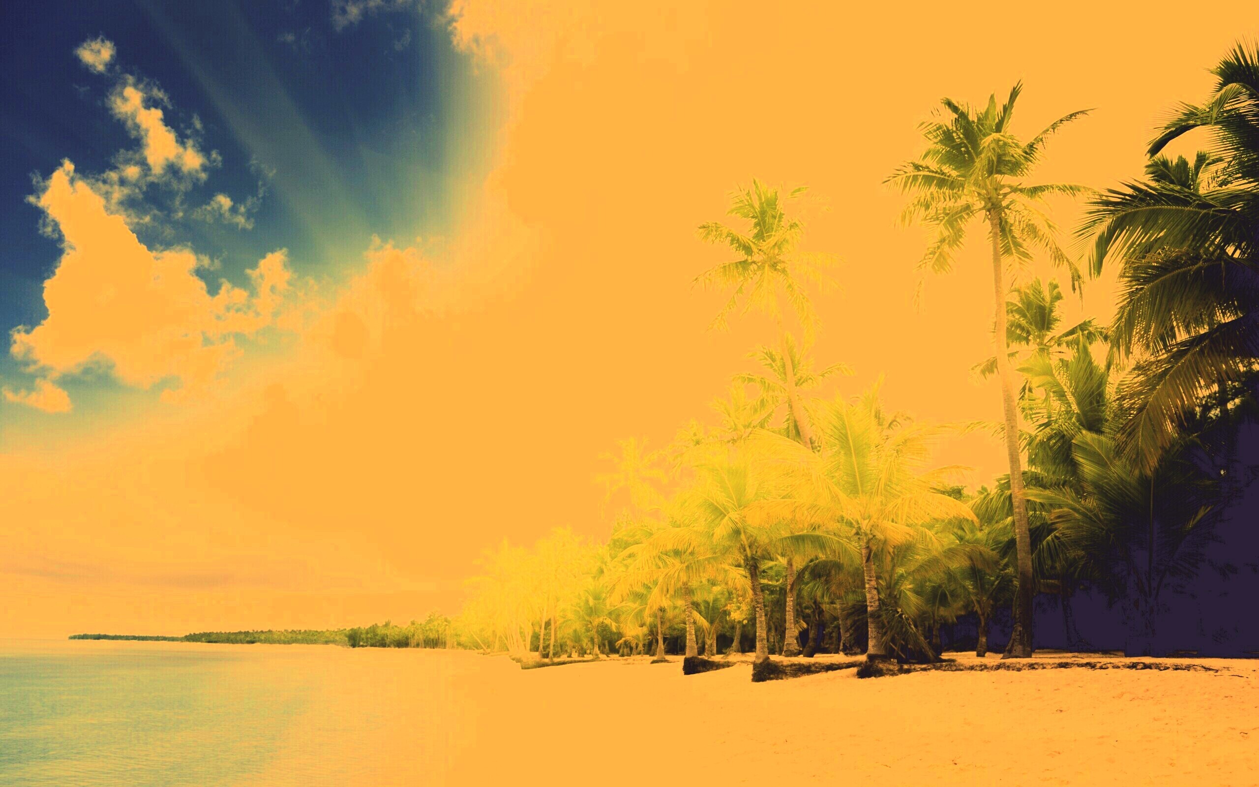 Тропическое побережье обои