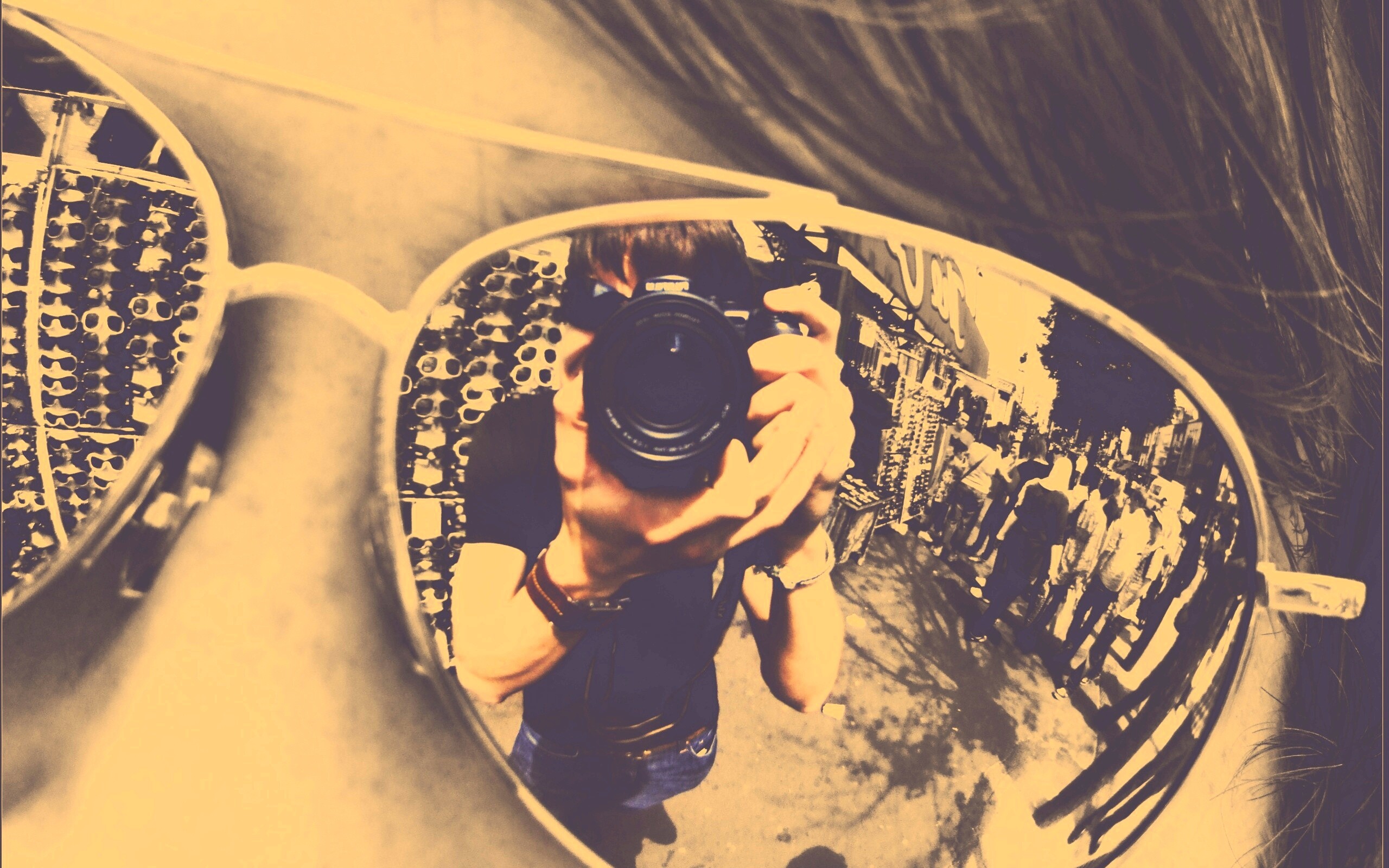 В очках обои