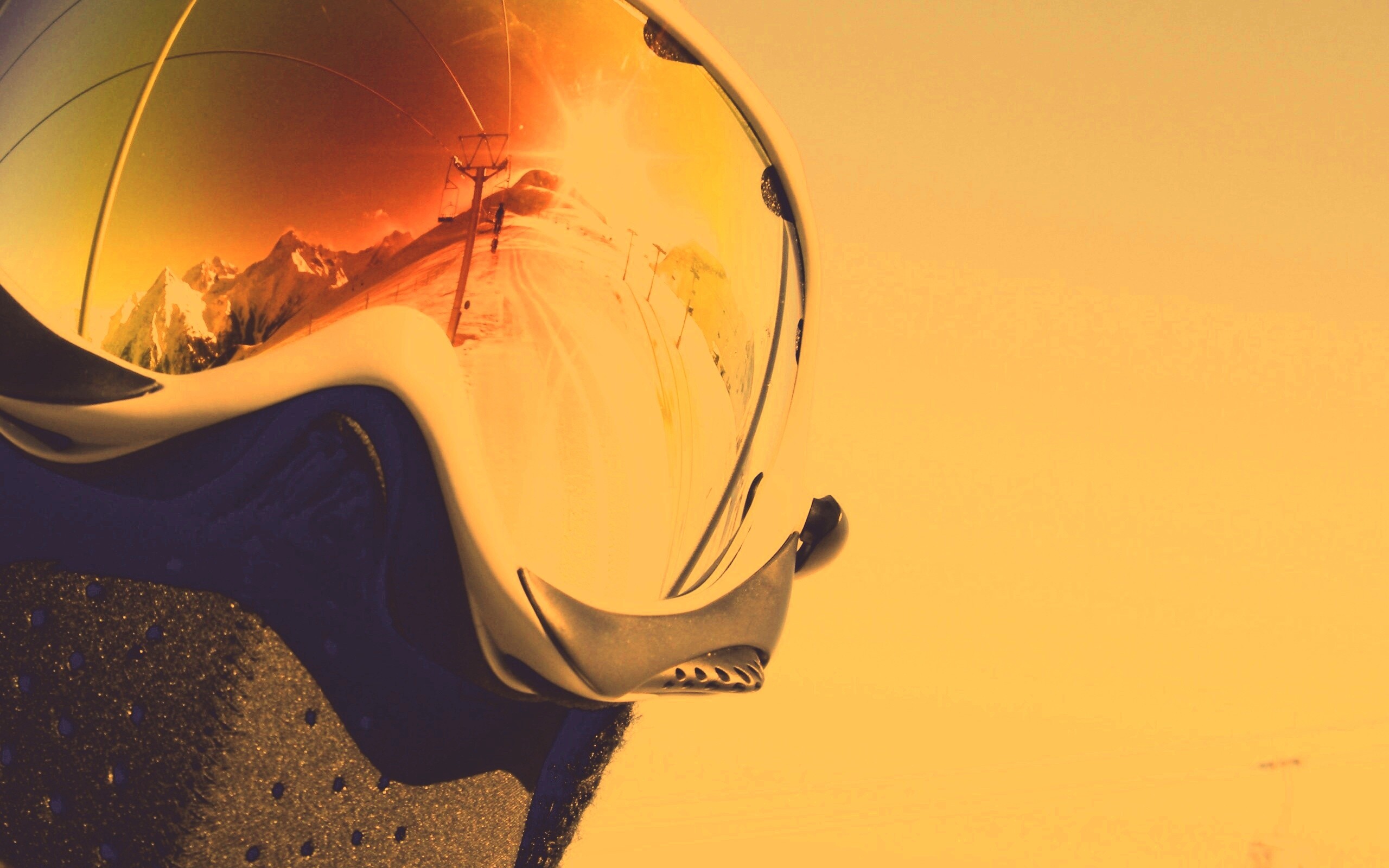 Маска сноубордиста обои