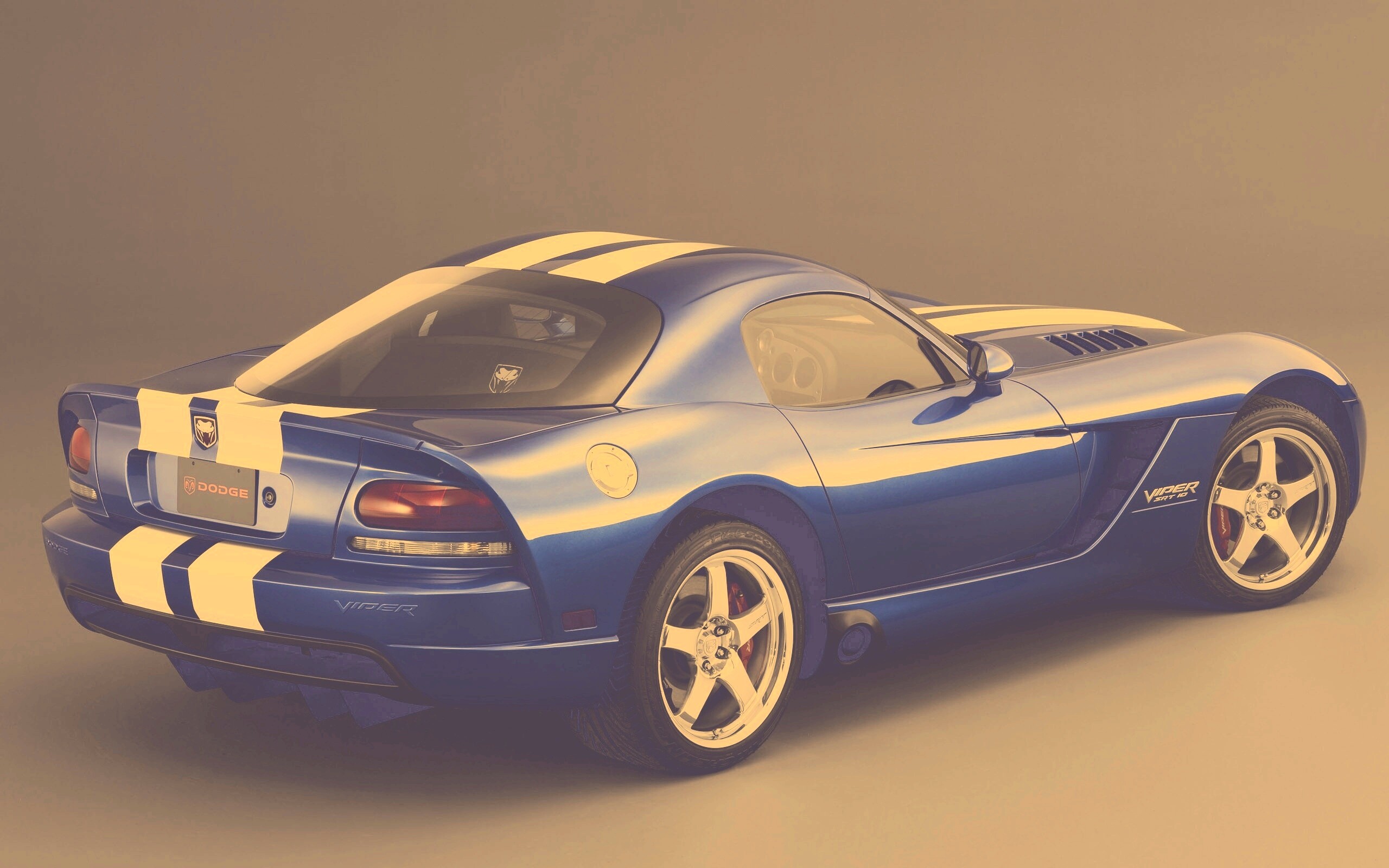 Синий Dodge Viper обои