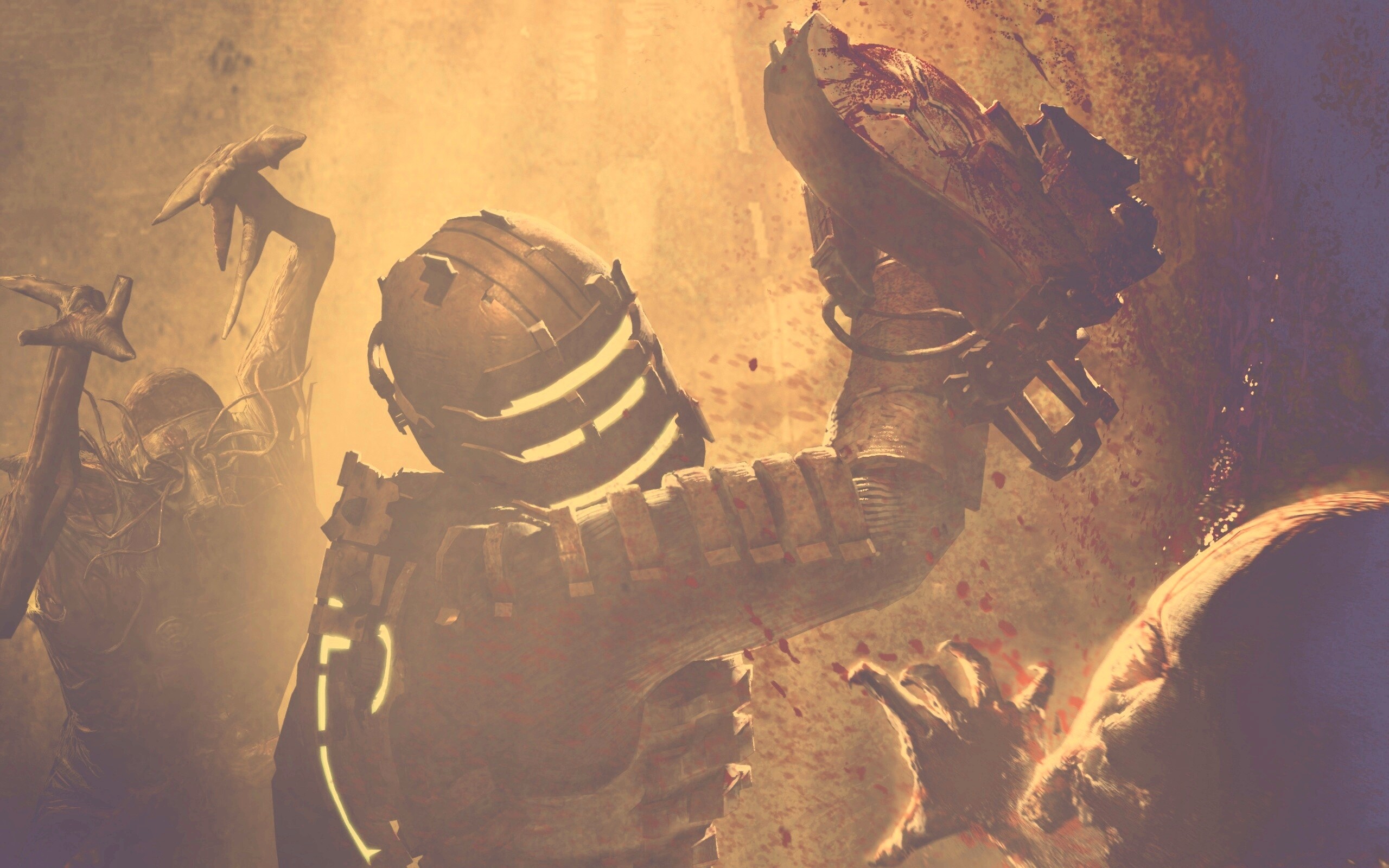 Айзек Кларк выпилил монстра обои