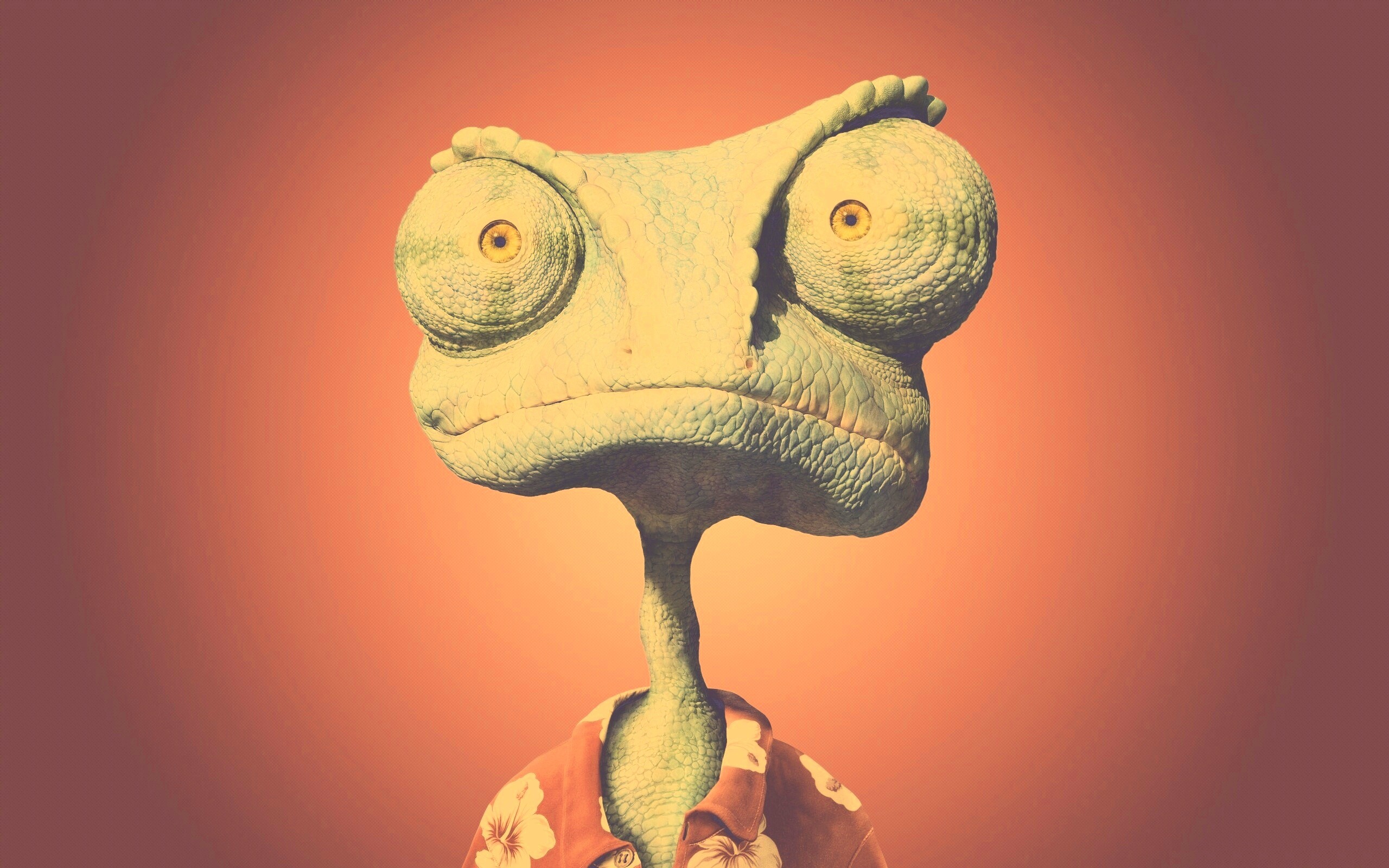 Ранго на красном фоне обои