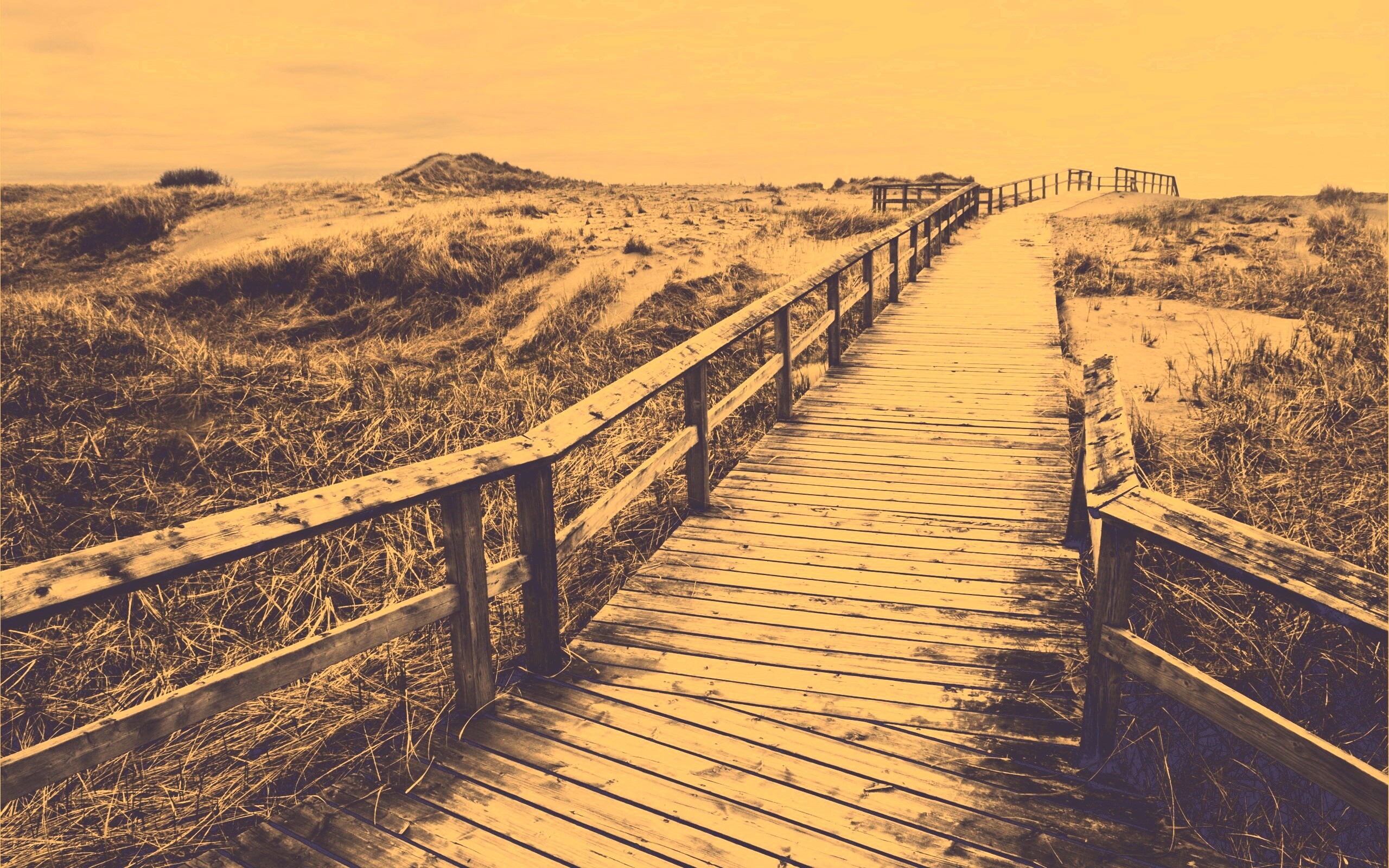 Деревянная дорога обои