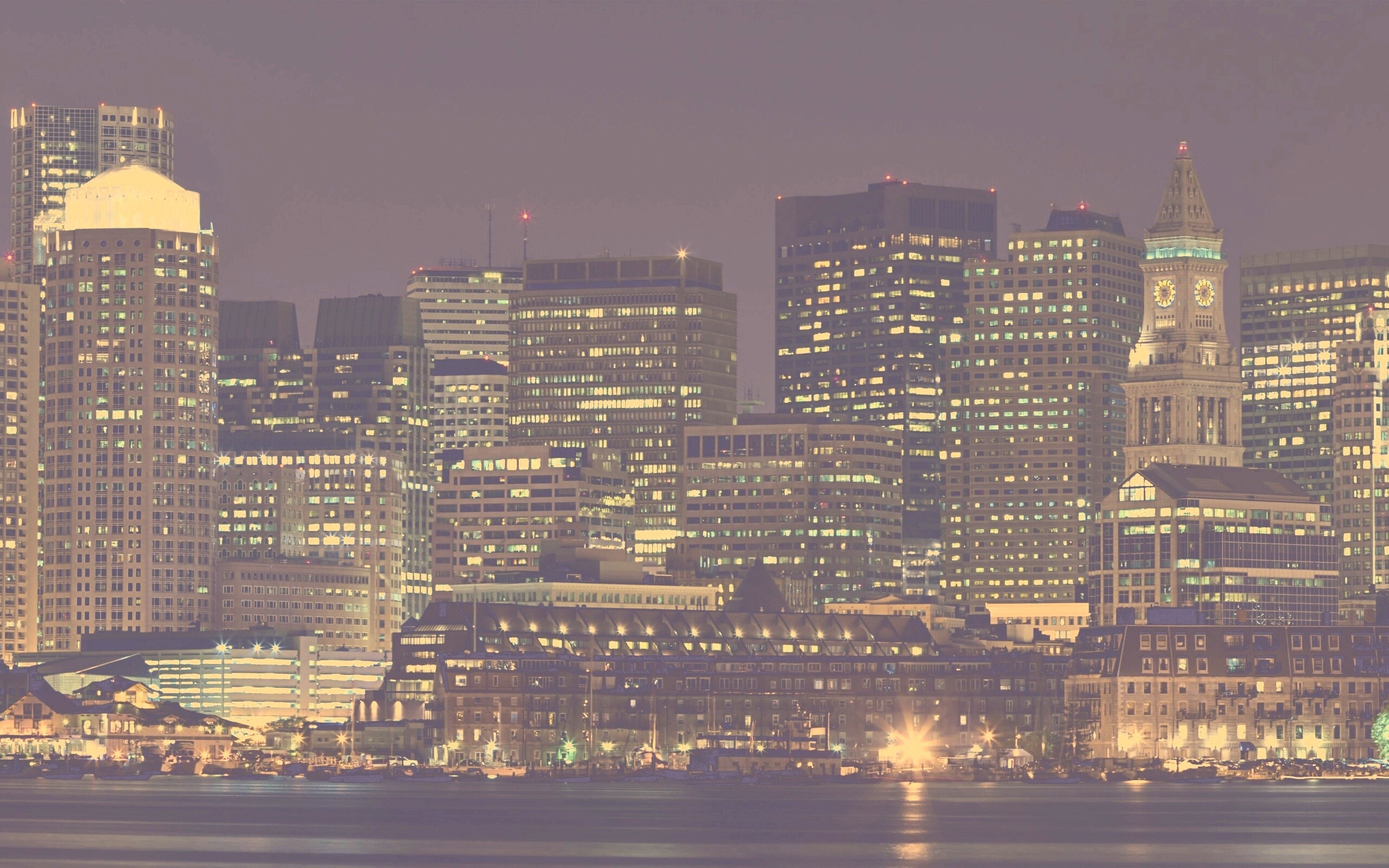 Панорама города обои