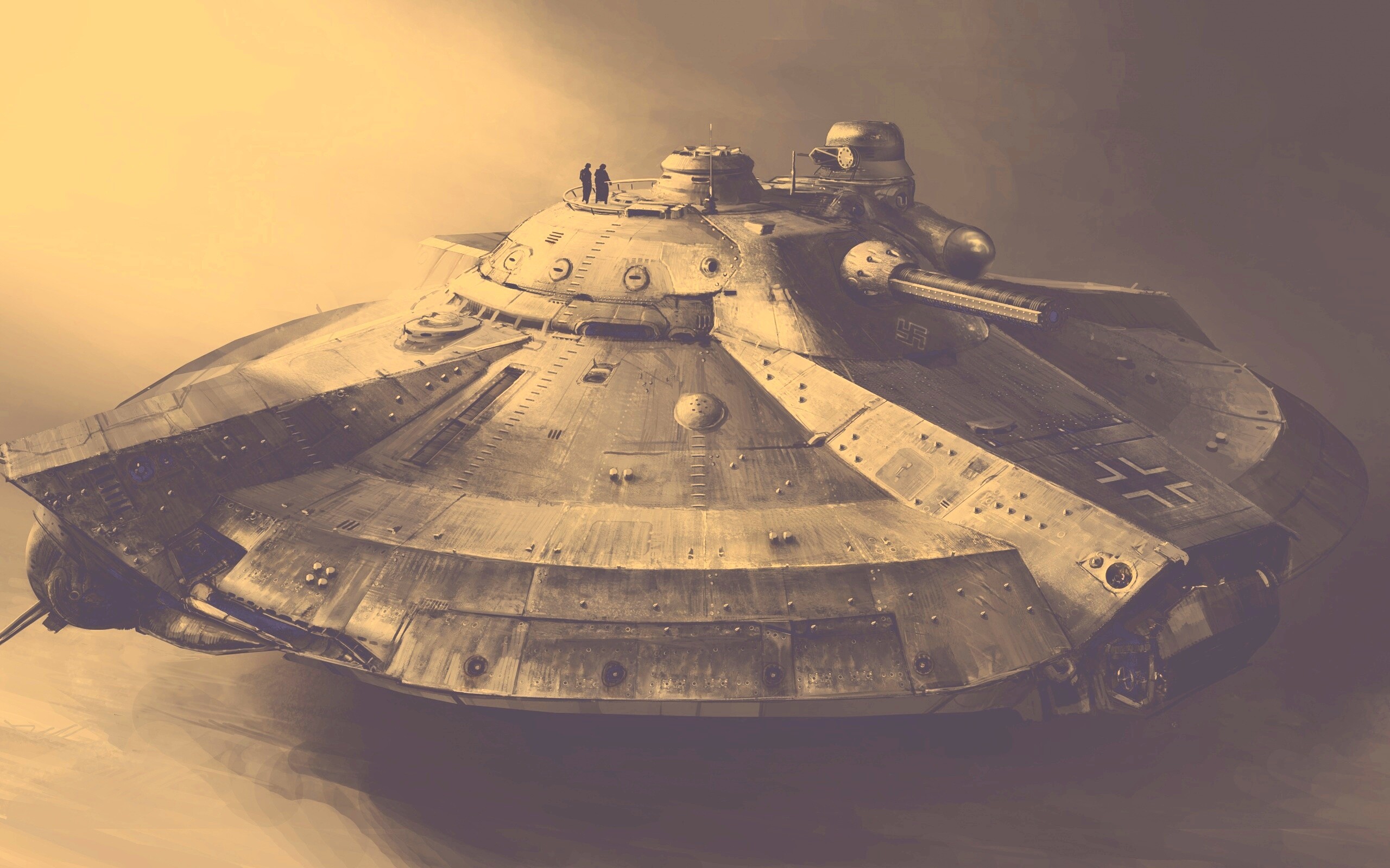 Летающая тарелка. Разработка Рейха. обои