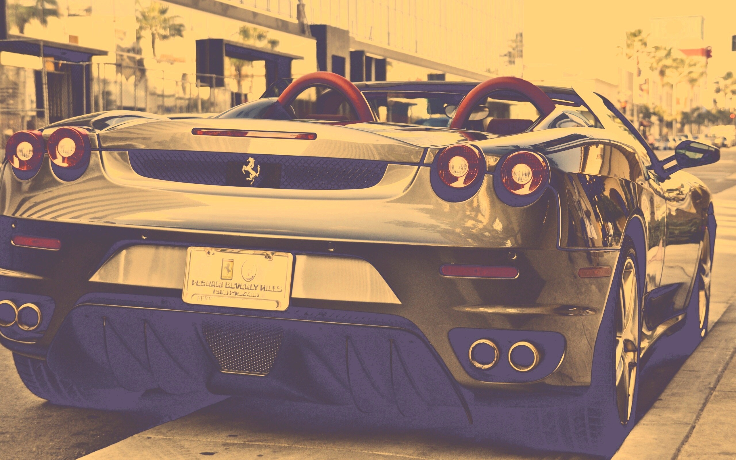 Феррари из Беверли Хиллс обои