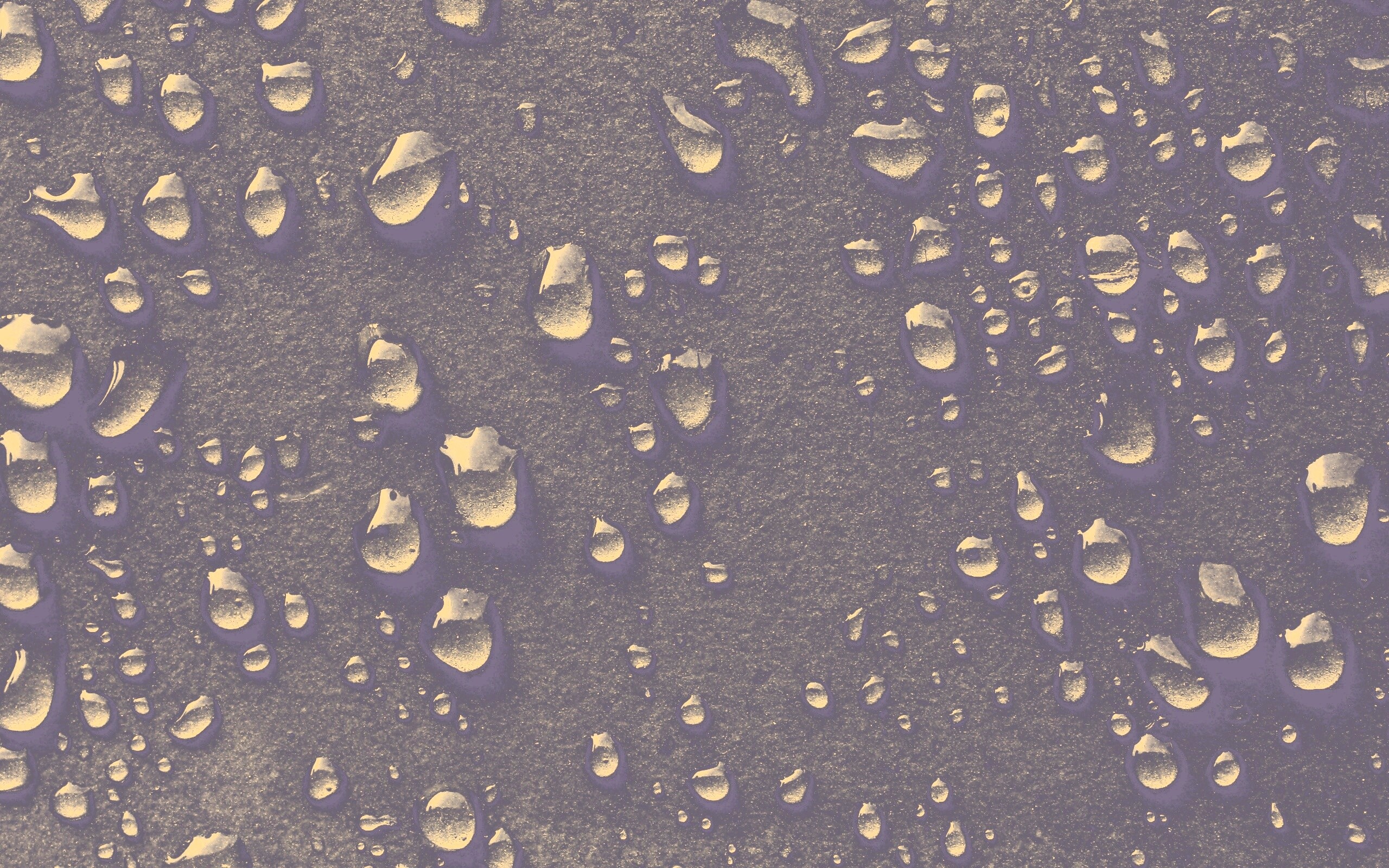 Капли воды на темной поверхности обои