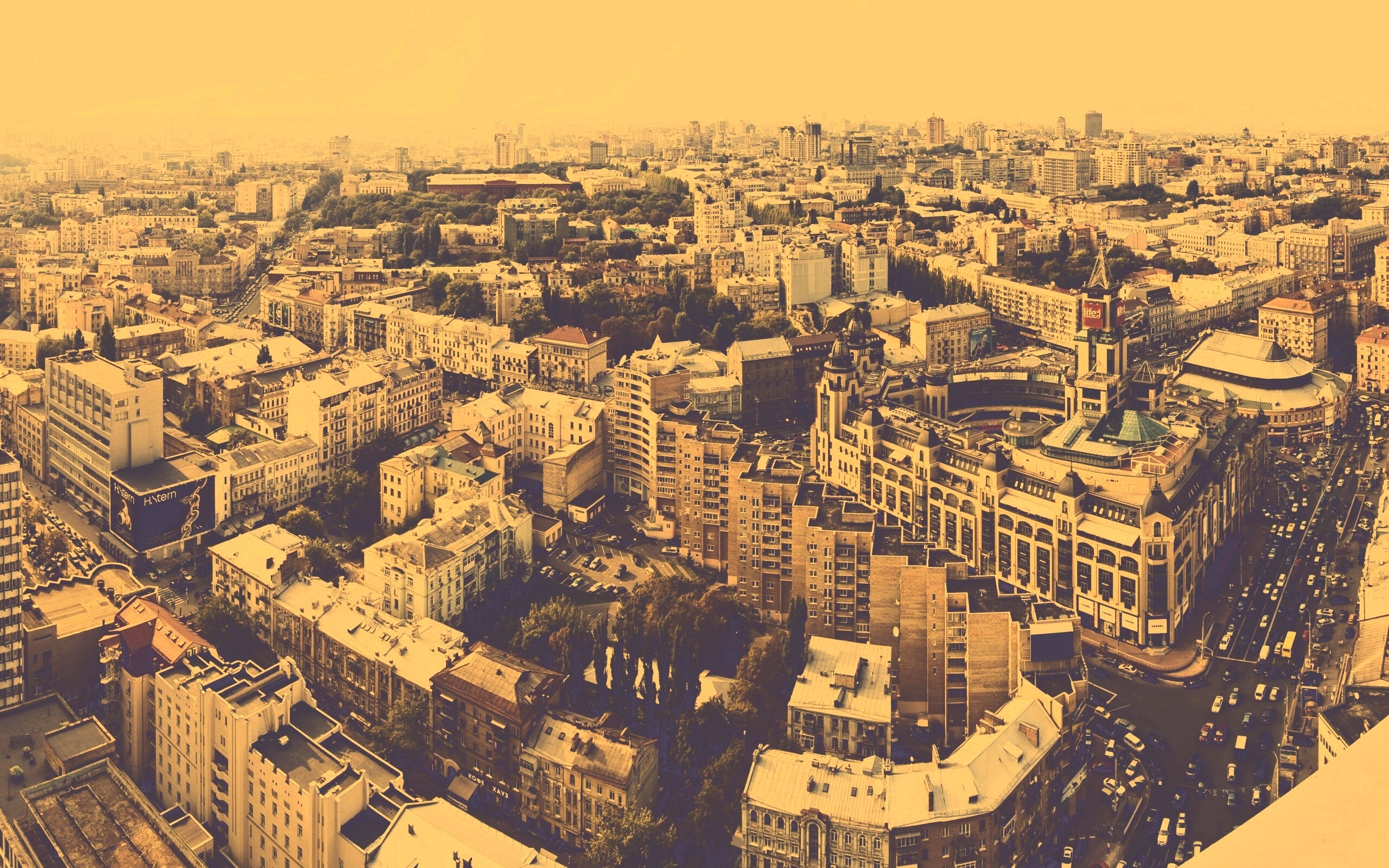 Киевская панорама обои